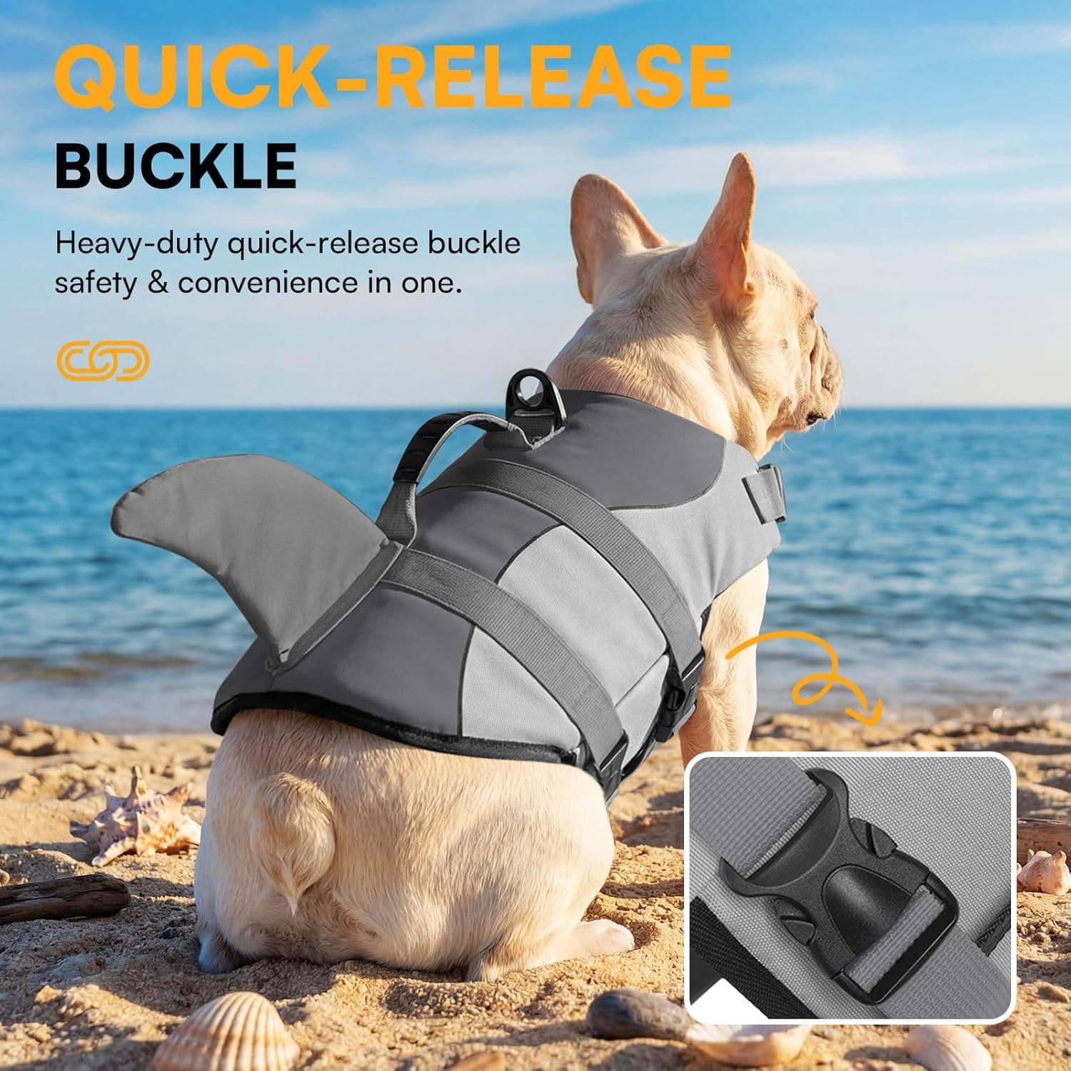 Queenmore Reflective Dog Life Jacket thumbnail 5