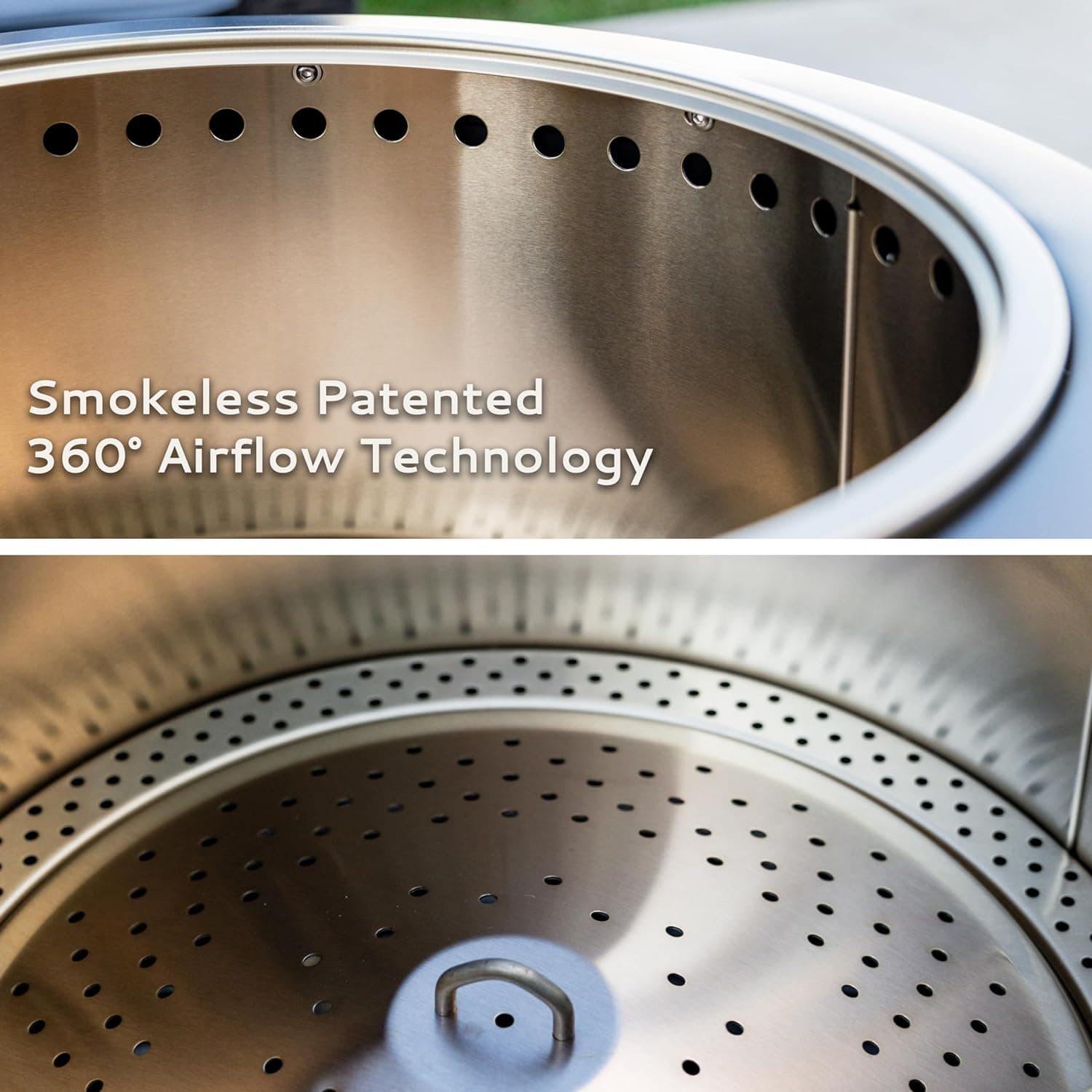 TIKI Brand Patio Smokeless Fire Pit 25-Inch thumbnail 4