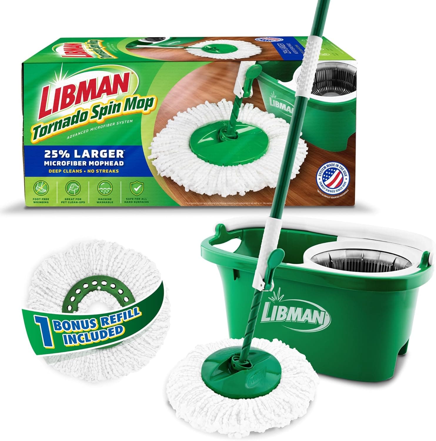 Libman Tornado Spin Mop System - image 1