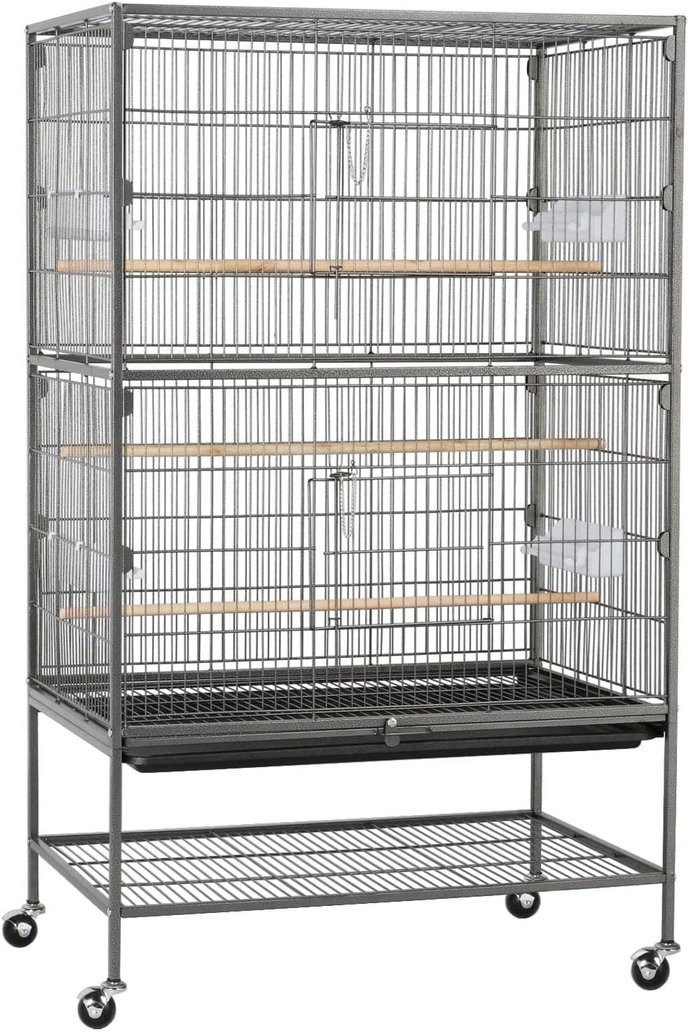 Topeakmart 53.5-Inch Wrought Iron Large Flight Bird Cage - image 1