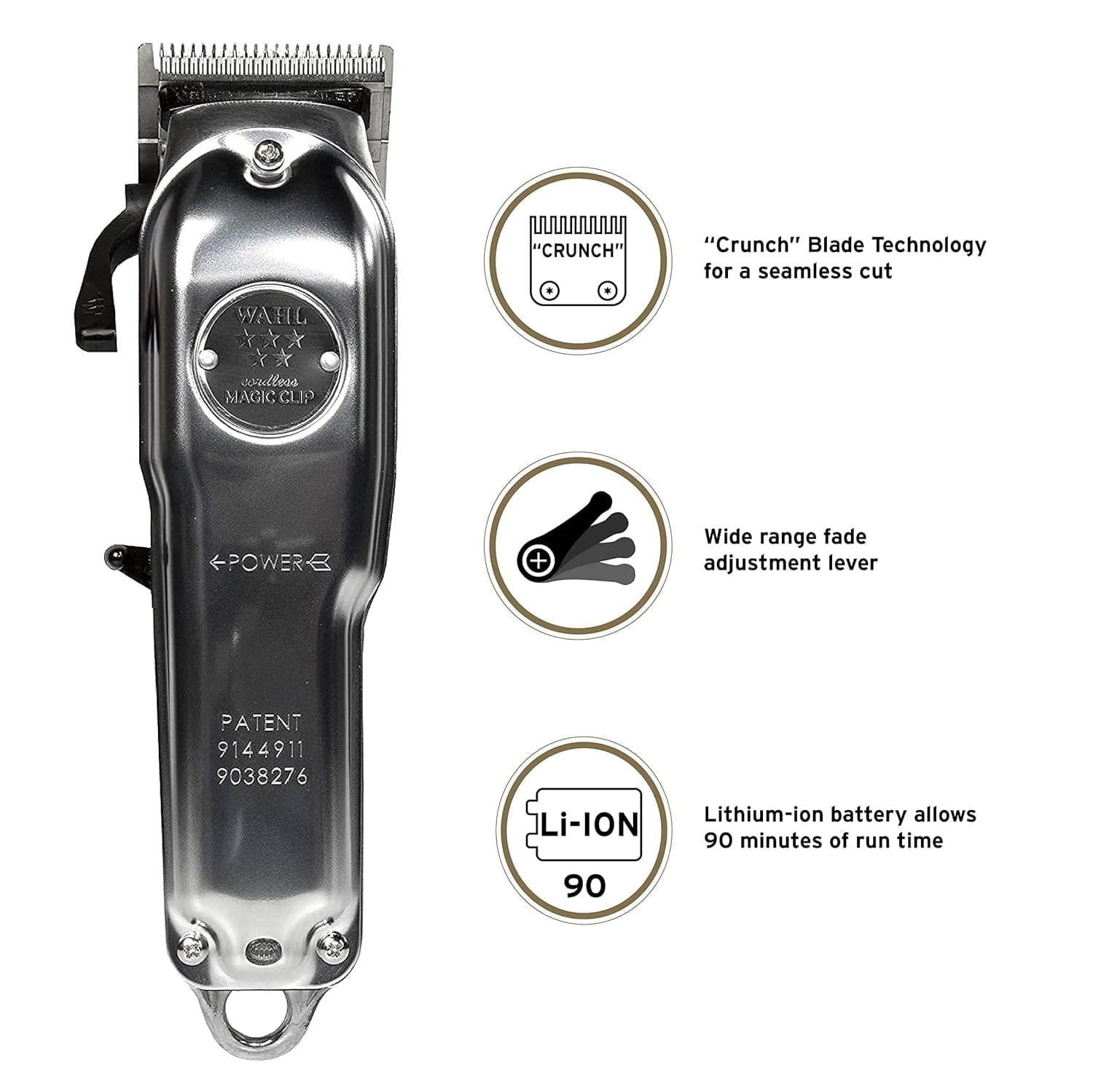 Wahl Professional 5 Star Metal Edition Cordless Magic Clip thumbnail 2