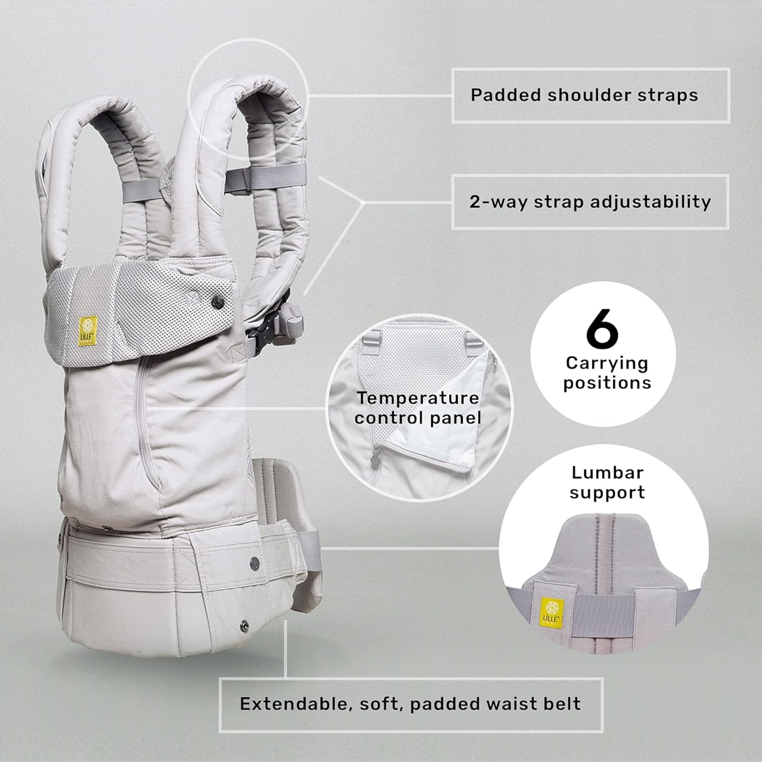 LILLEbaby Complete All Seasons 6-in-1 Baby Carrier thumbnail 3