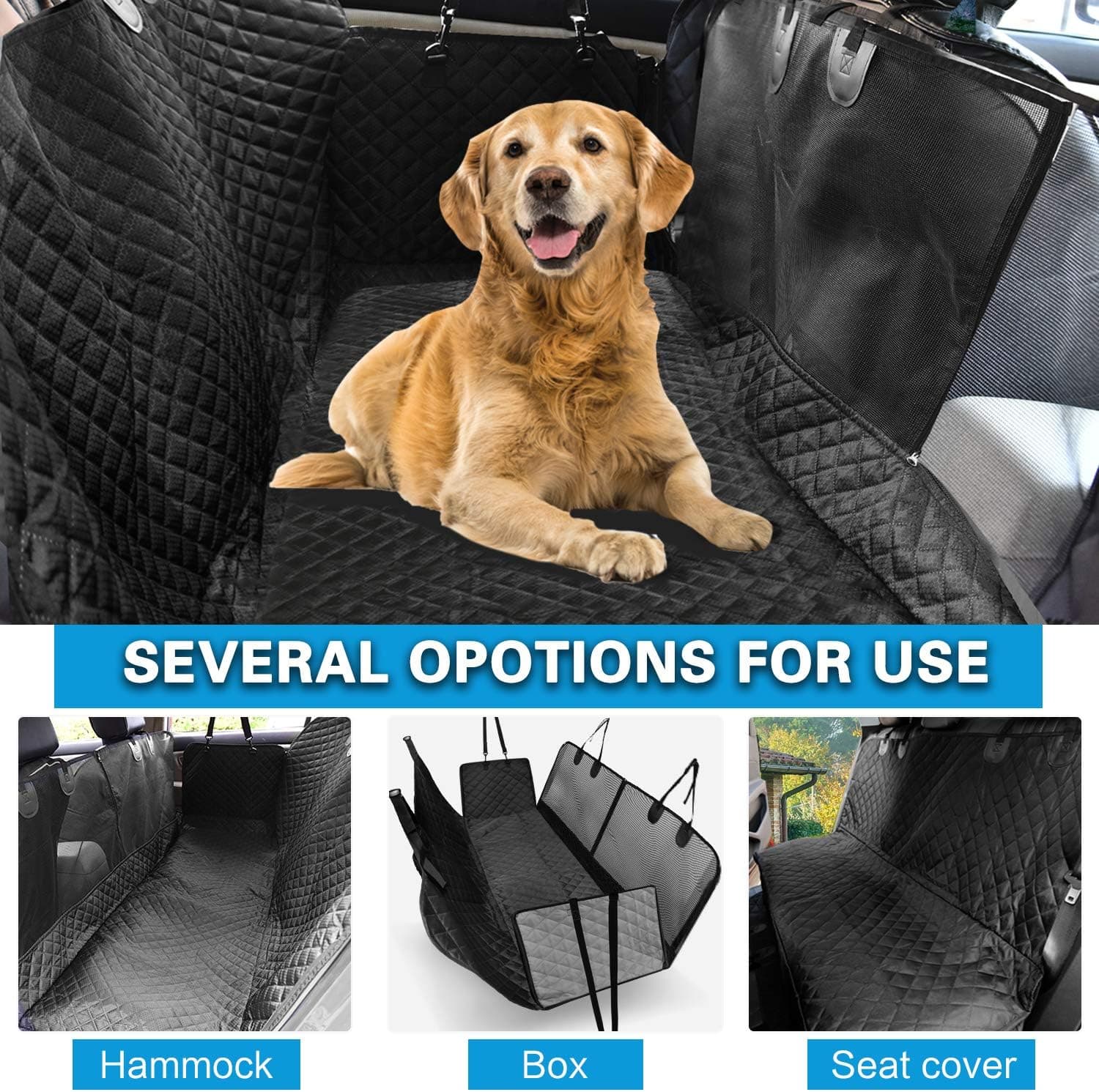 Vailge Dog Car Seat Cover with Mesh Window thumbnail 5