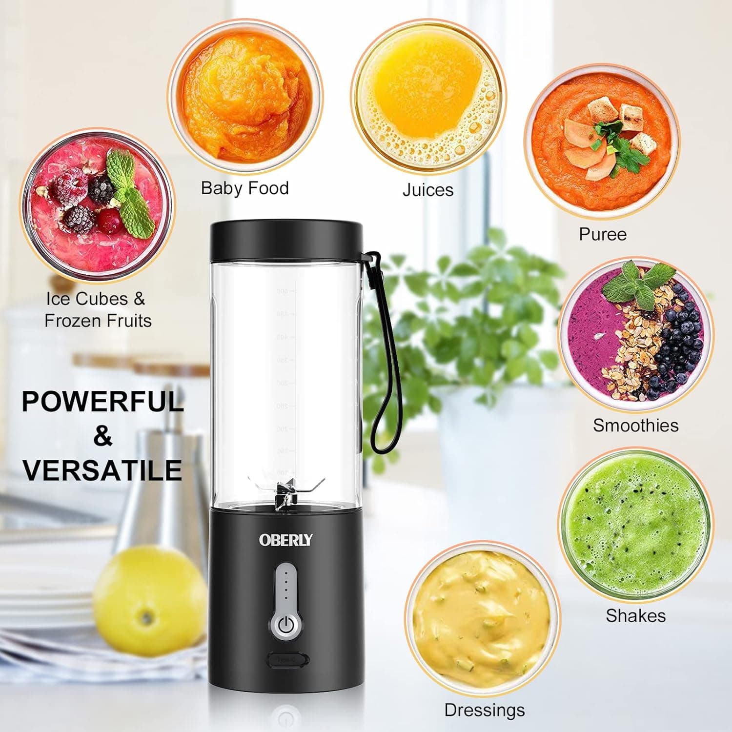 OBERLY Portable Blender 18oz thumbnail 3