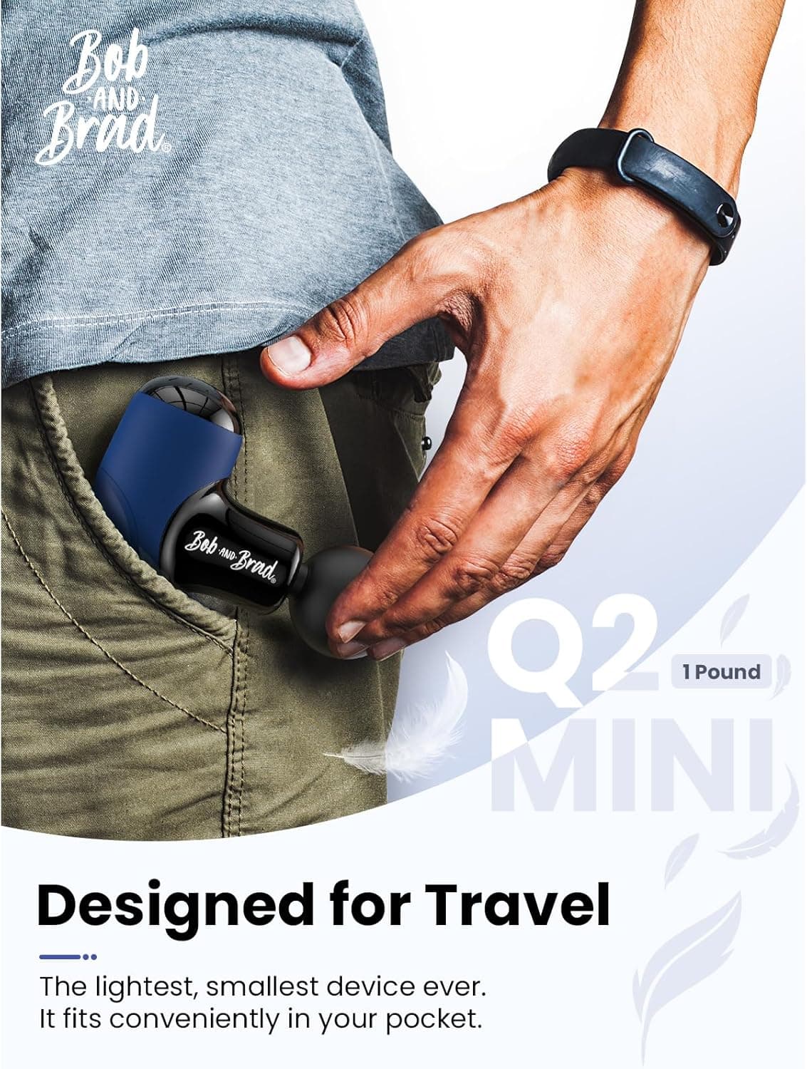 Bob and Brad Q2 Mini Massage Gun thumbnail 2