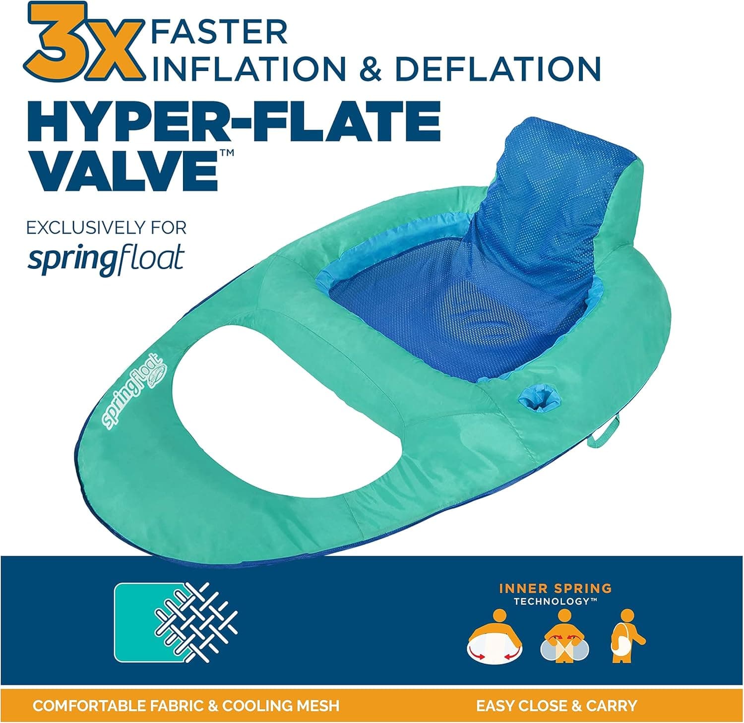 SwimWays Spring Float Recliner Chair thumbnail 3