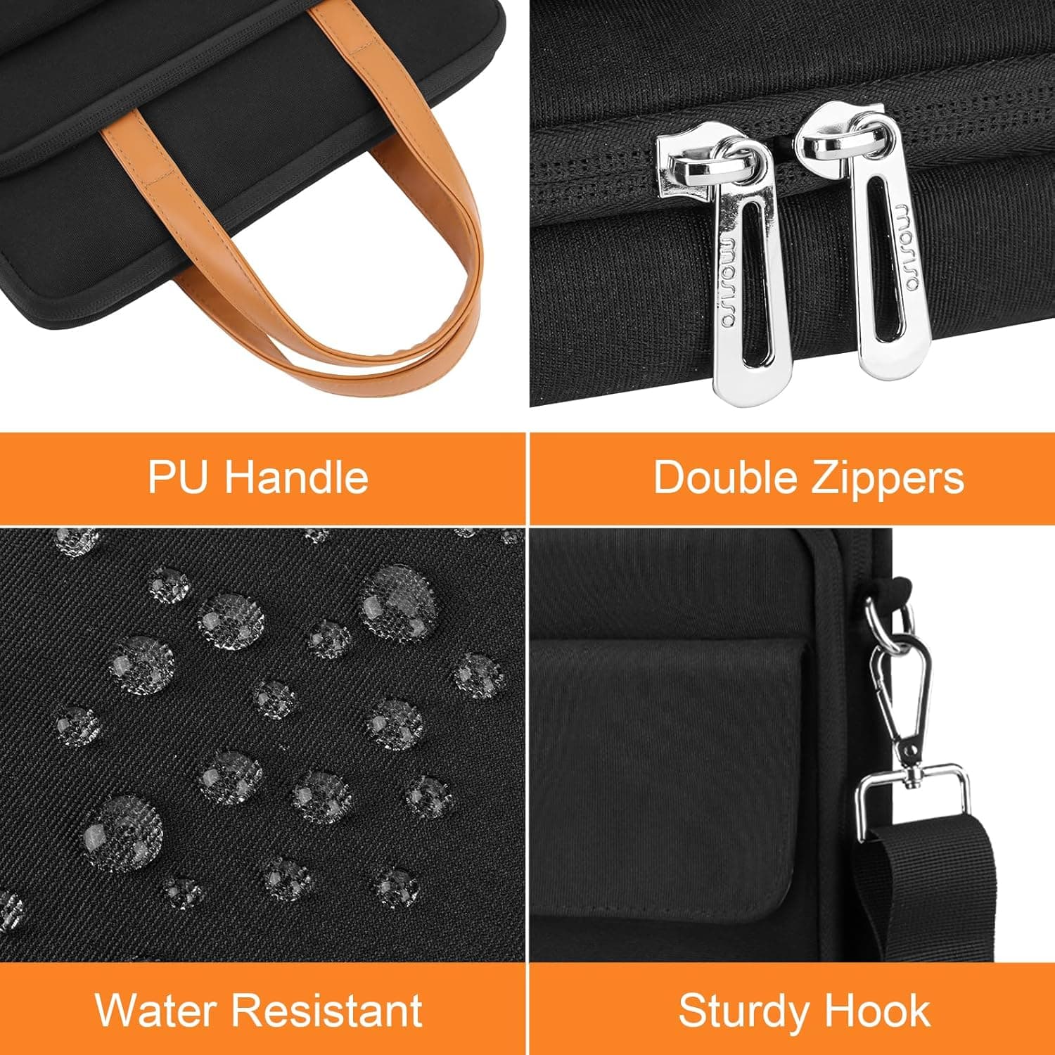 MOSISO 360 Protective Laptop Shoulder Bag 13-14 Inch thumbnail 5