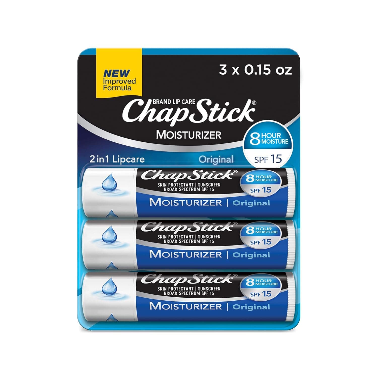 ChapStick Moisturizer Original SPF 15 (3-Pack) - image 1