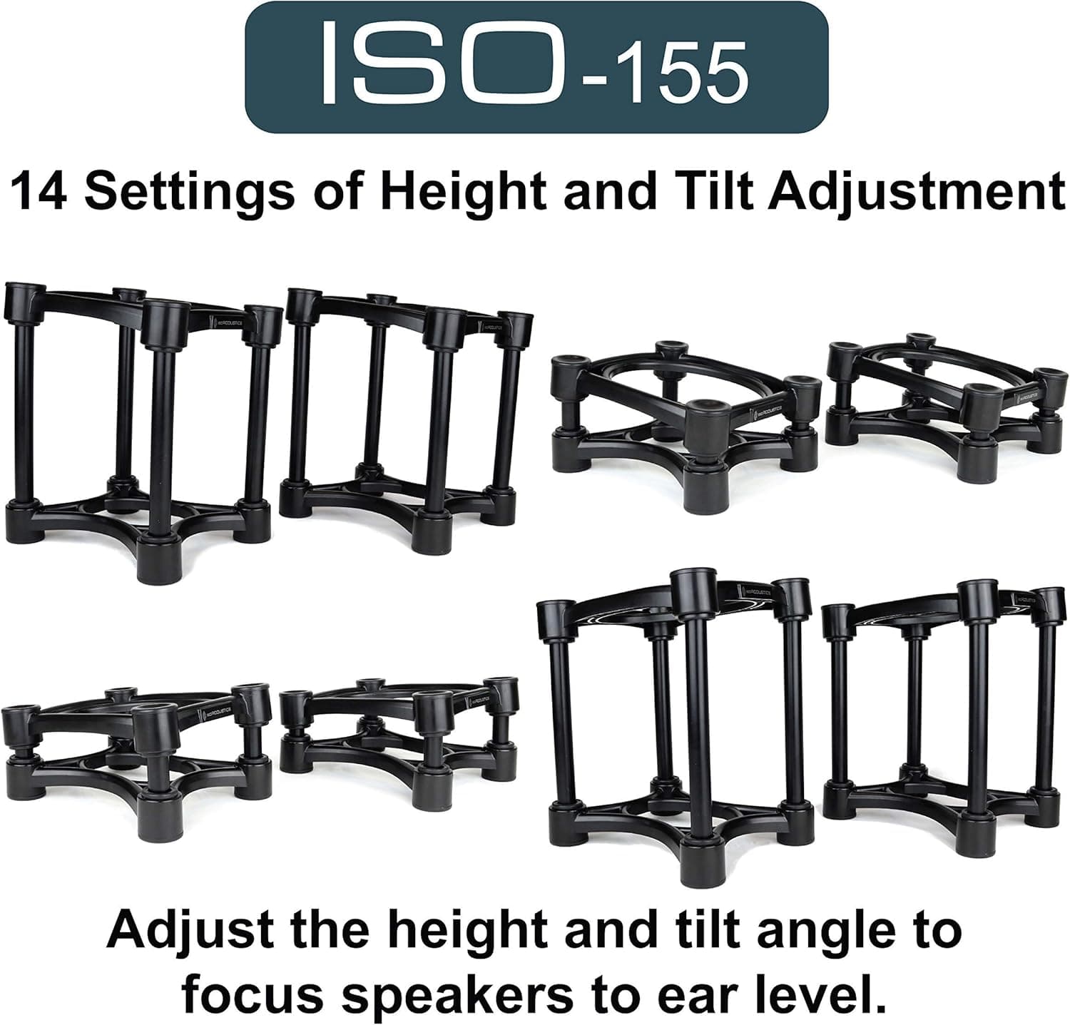 IsoAcoustics ISO-155 Studio Monitor Isolation Stands (Pair) thumbnail 4