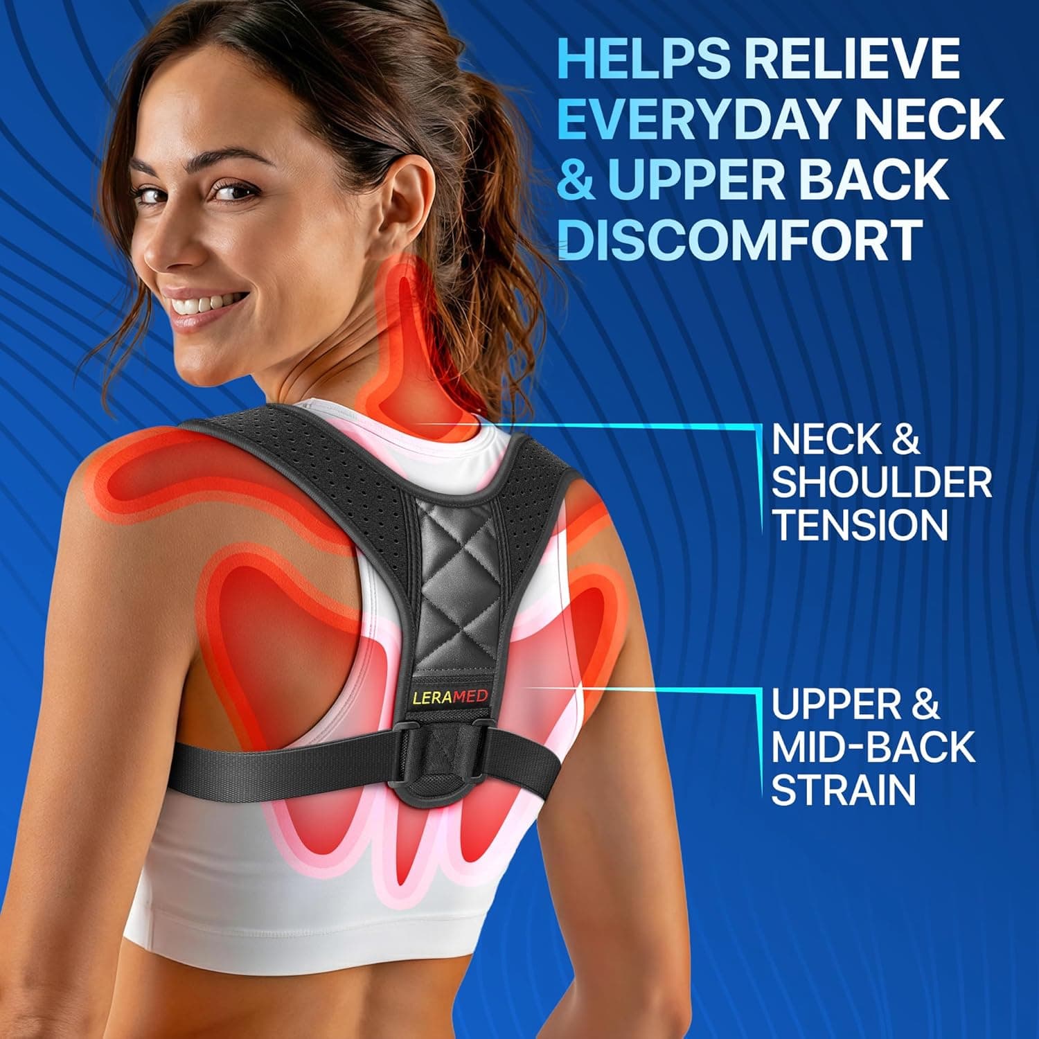 LERAMED Posture Corrector for Men and Women thumbnail 3