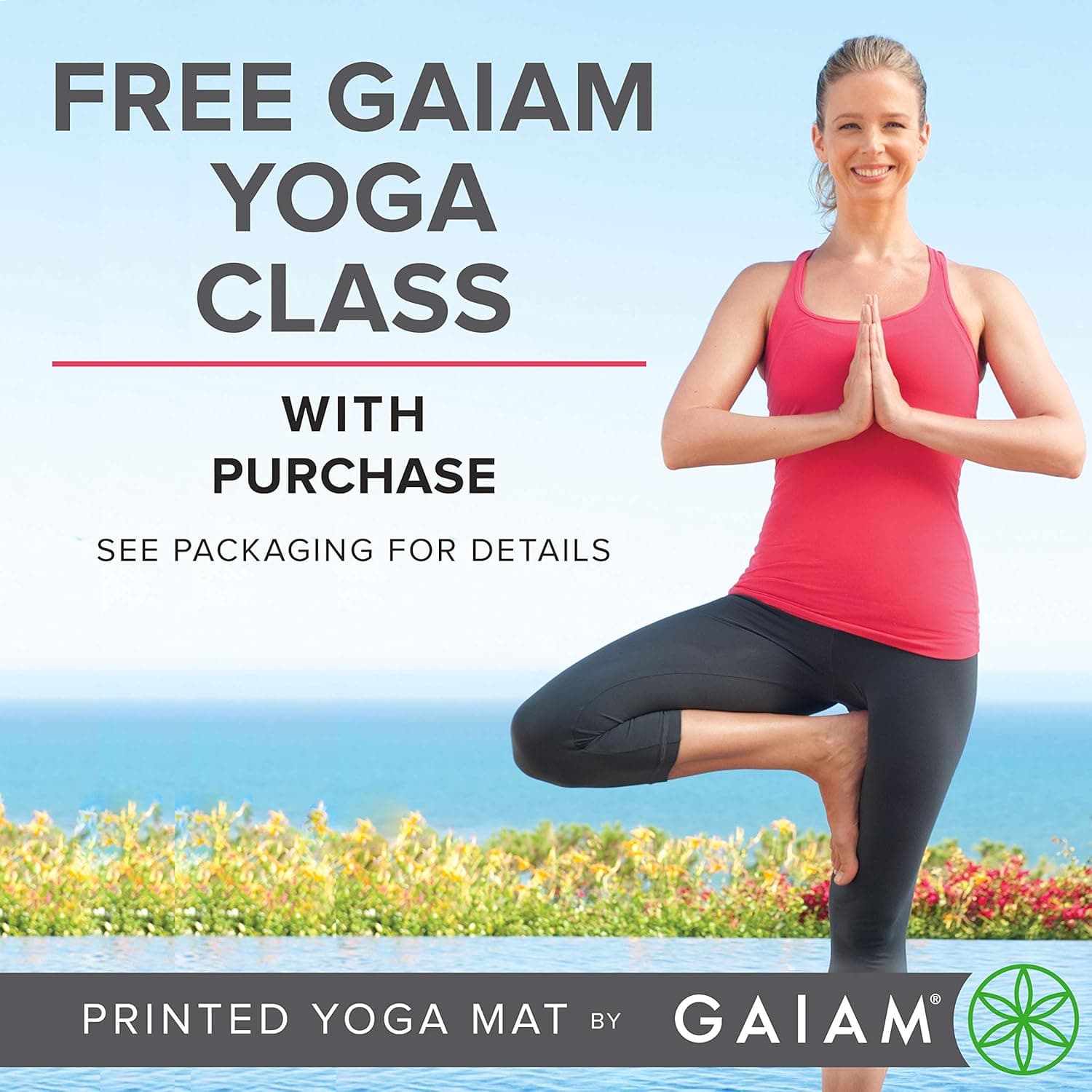 Gaiam Yoga Mat Premium Solid Color 5mm thumbnail 4