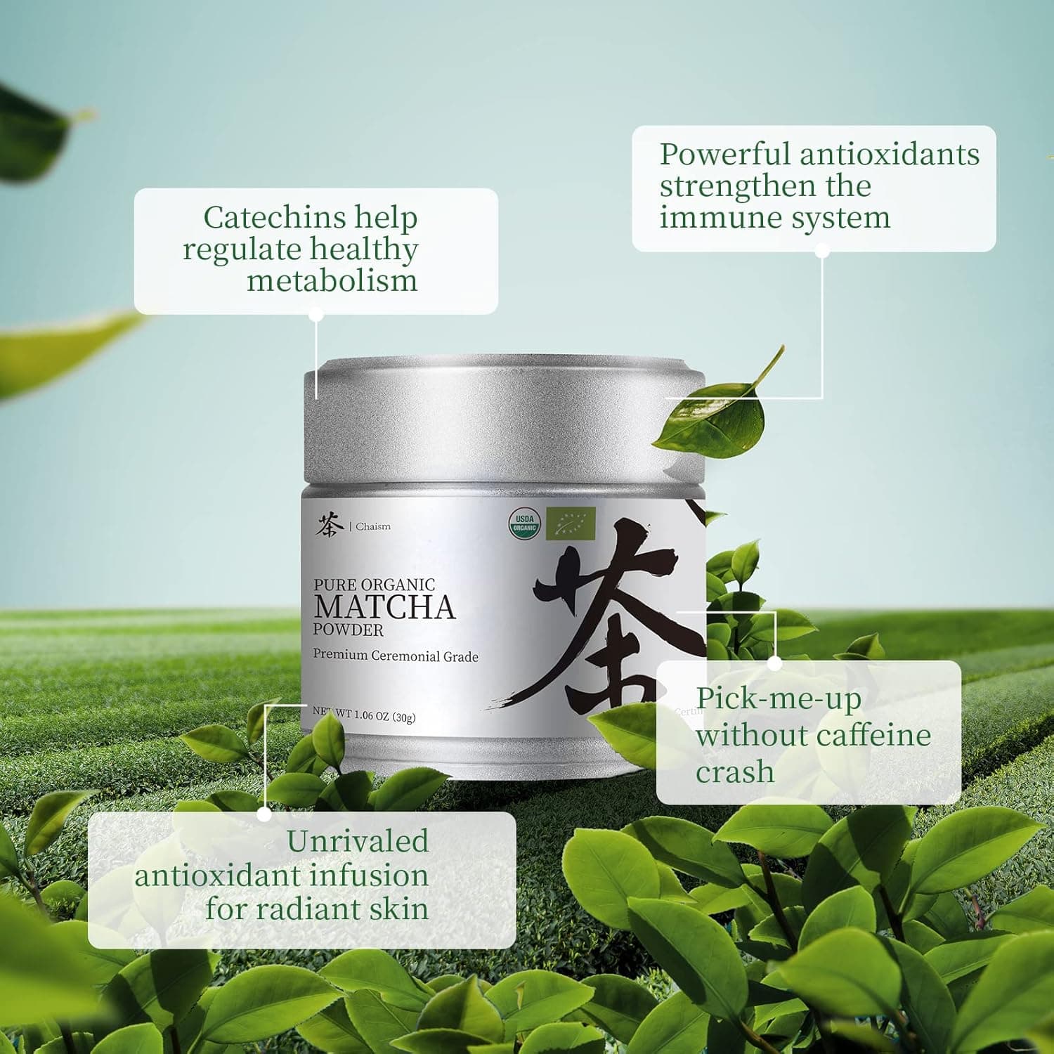 Chaism Ceremonial Grade Matcha Green Tea Powder thumbnail 5