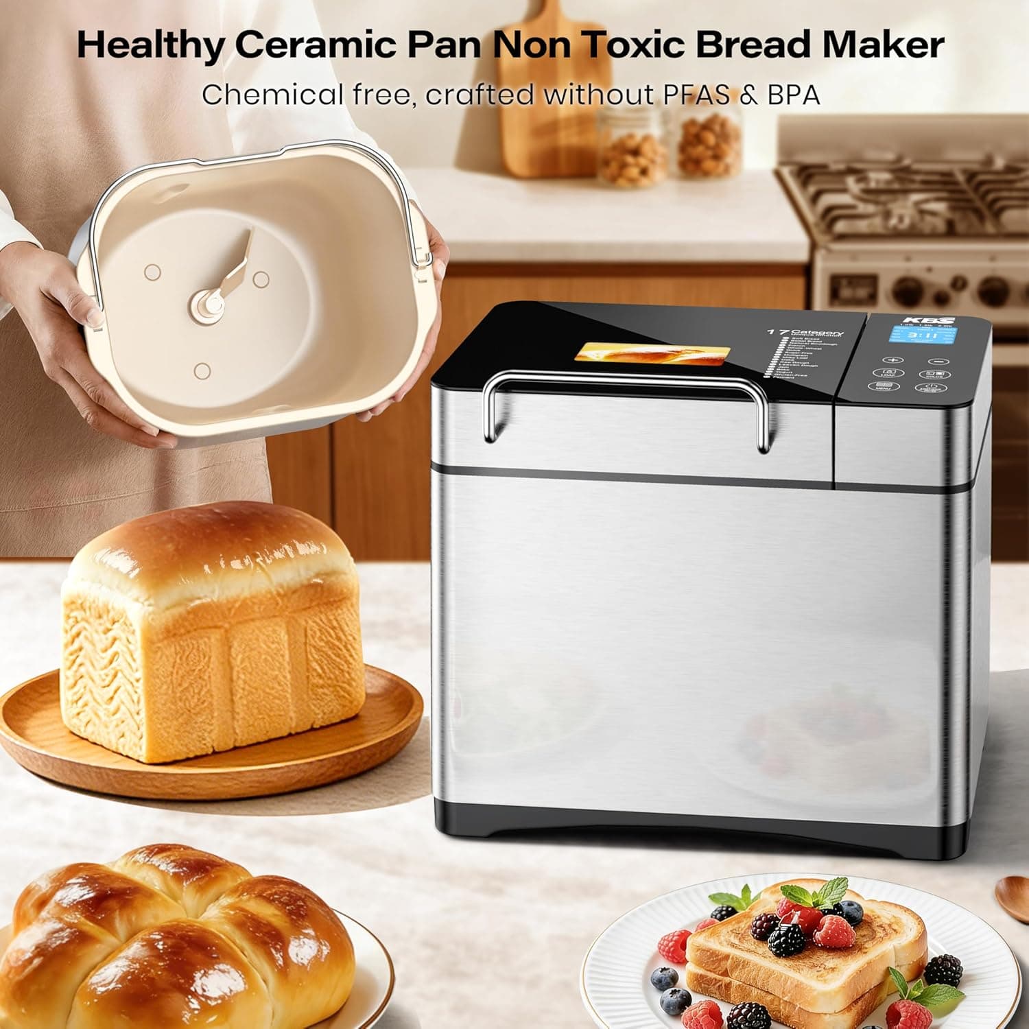KBS Large 17-in-1 Bread Machine thumbnail 4