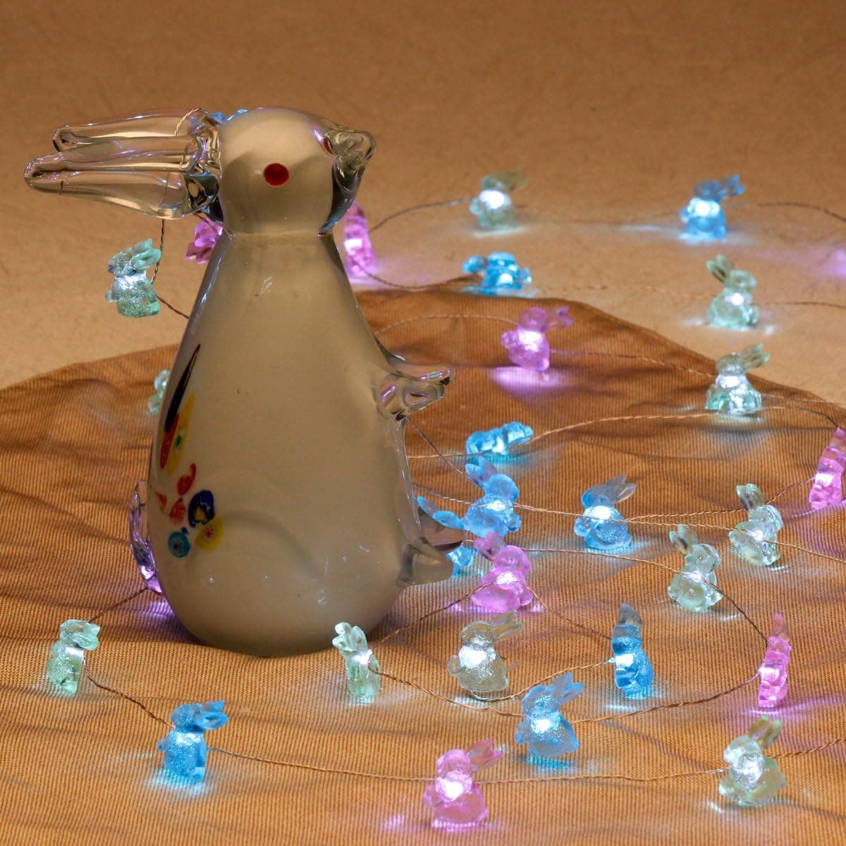 Impress Life Easter Rabbit Bunny String Lights with Remote thumbnail 5