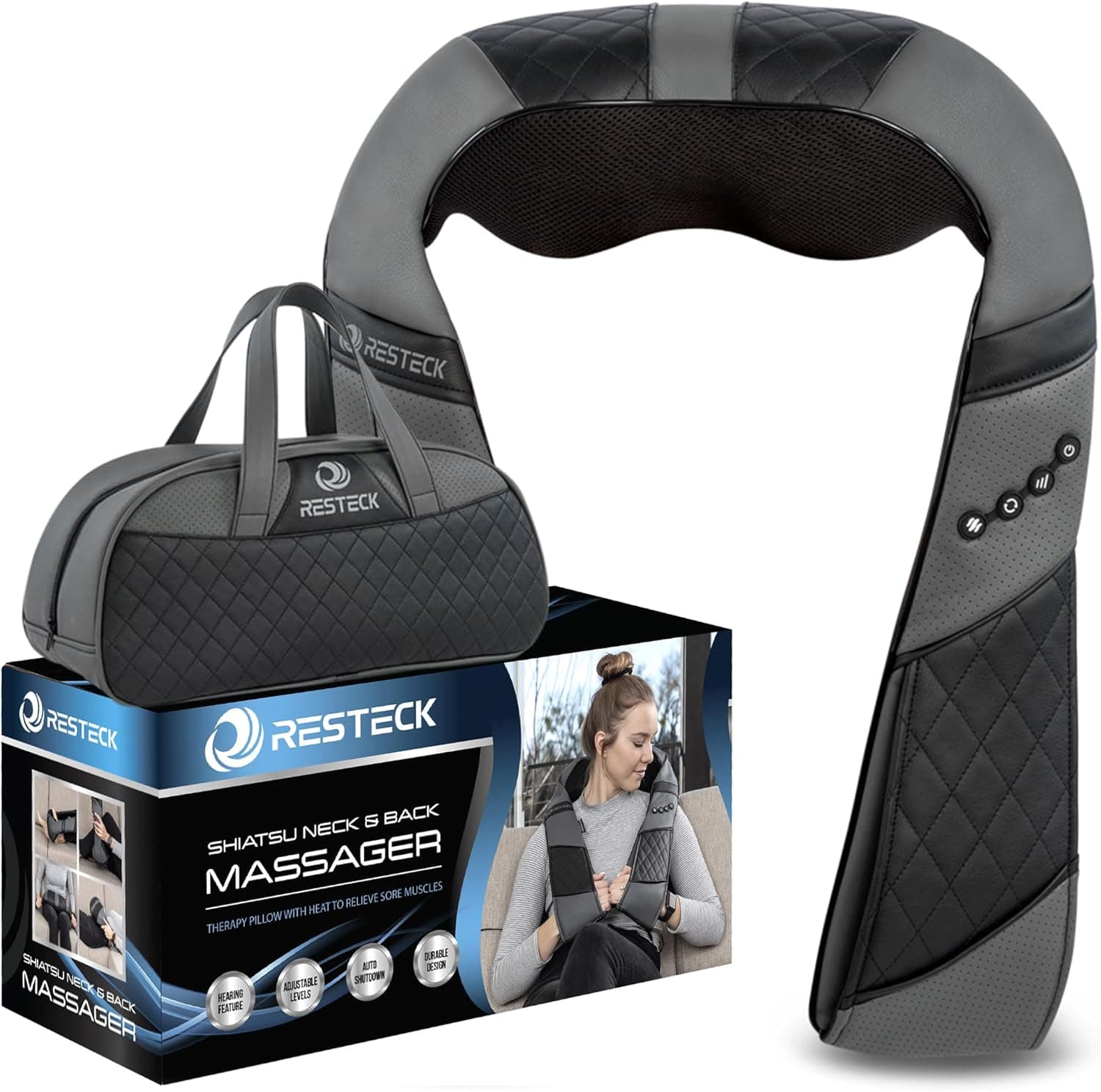 RESTECK Massagers for Neck and Back with Heat - image 1