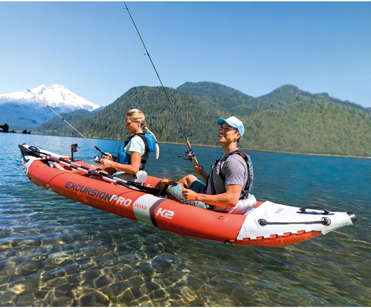 Intex Excursion Pro K2 Inflatable Kayak thumbnail 5