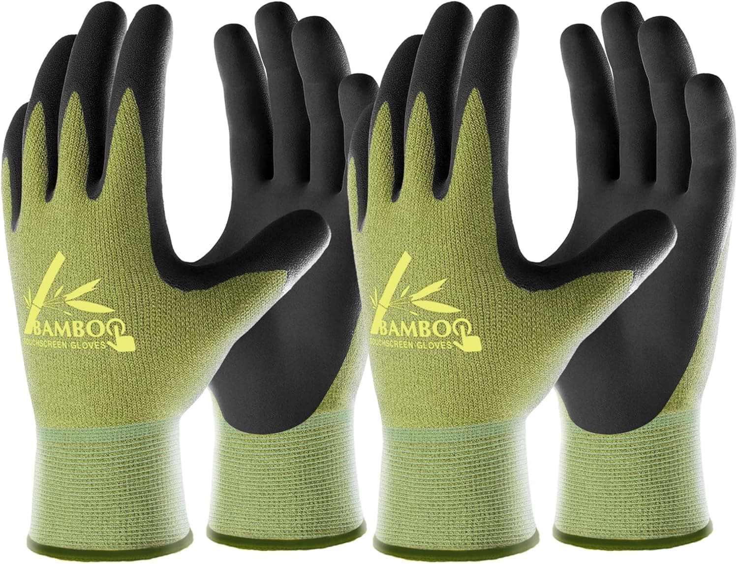 COOLJOB 2-Pair Gardening Gloves with Touchscreen Fingertips - image 1