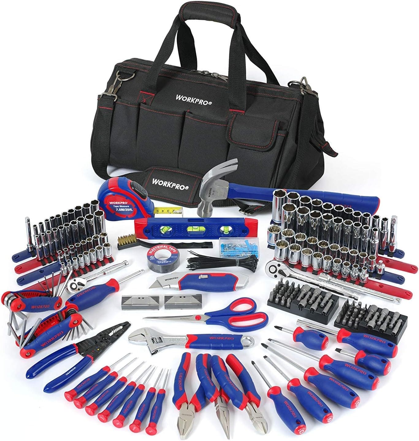 WORKPRO 322-Piece Home Repair Tool Kit thumbnail 2