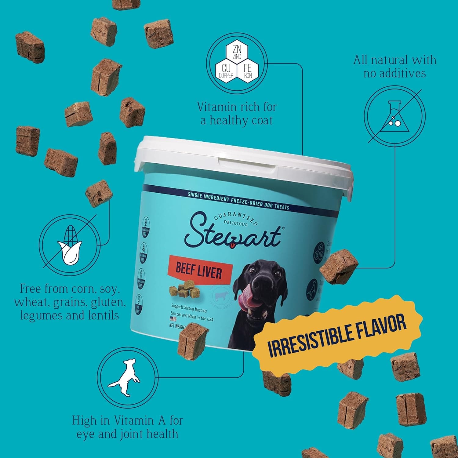 Stewart Pro-Treat Freeze Dried Beef Liver thumbnail 5