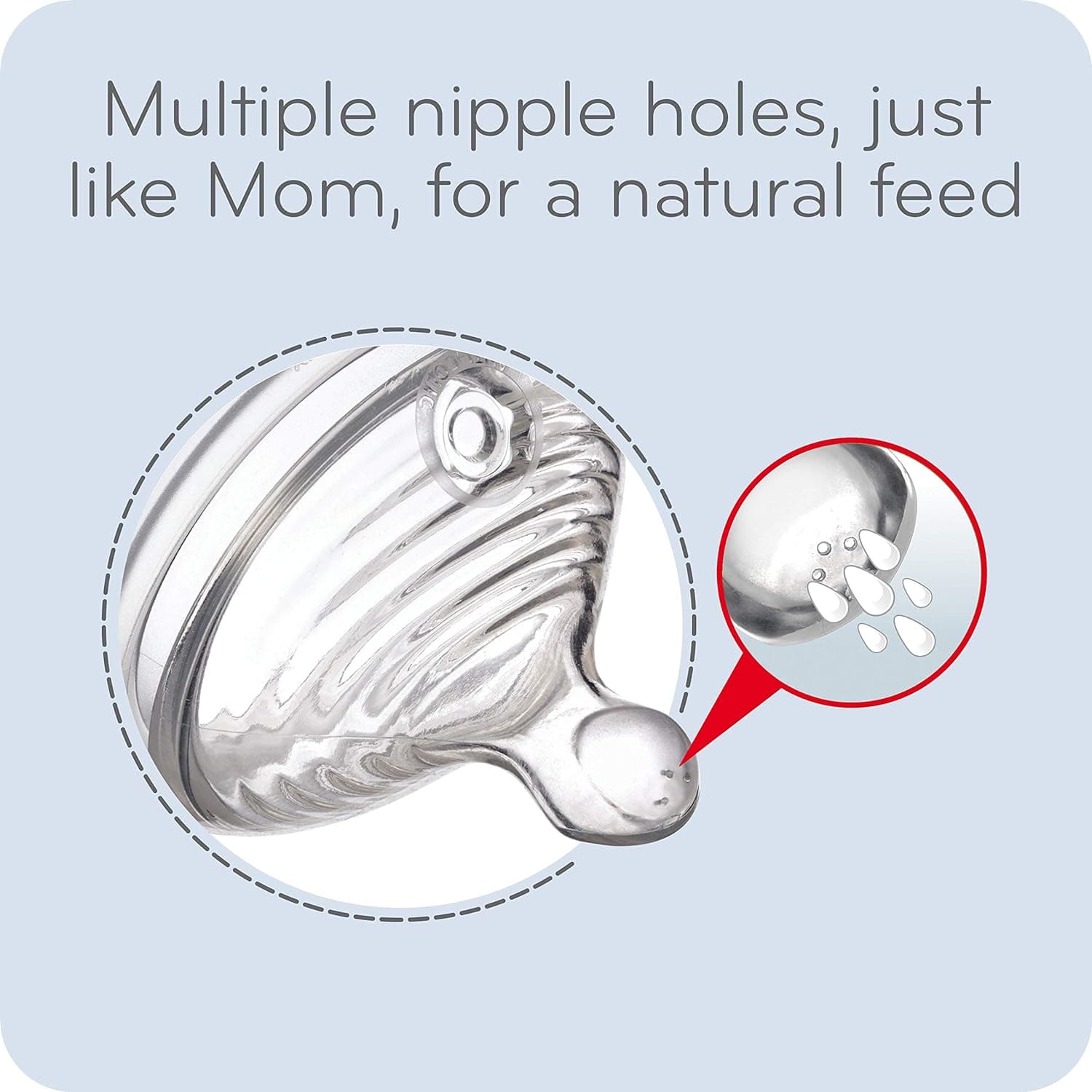 NUK Simply Natural Baby Bottle with SafeTemp (9 oz) thumbnail 2