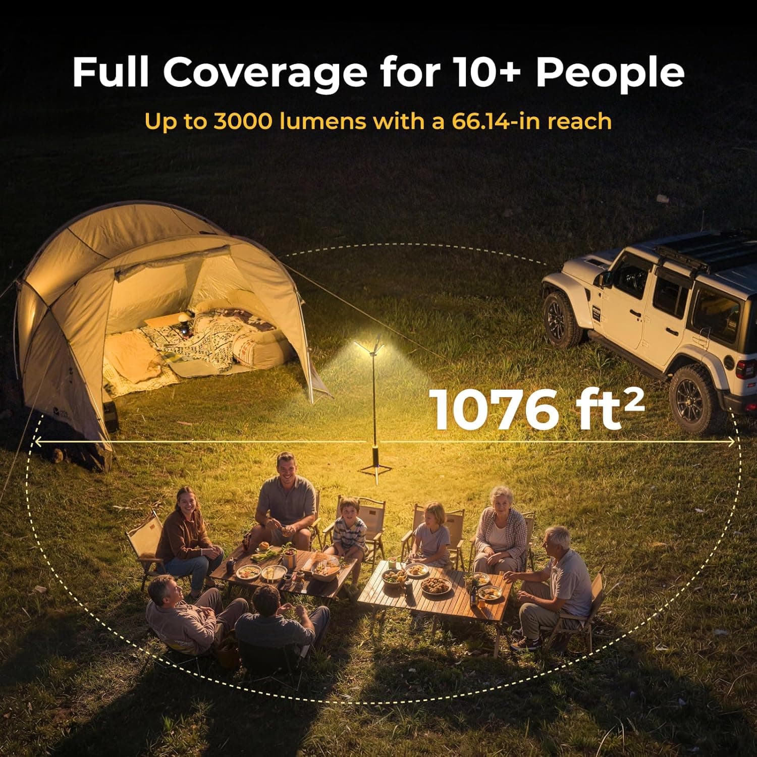 BougeRV T1 Telescopic Camping Lantern thumbnail 3