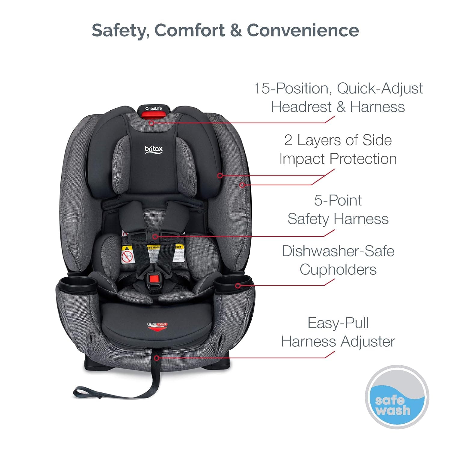 Britax One4Life ClickTight All-in-One Car Seat thumbnail 5