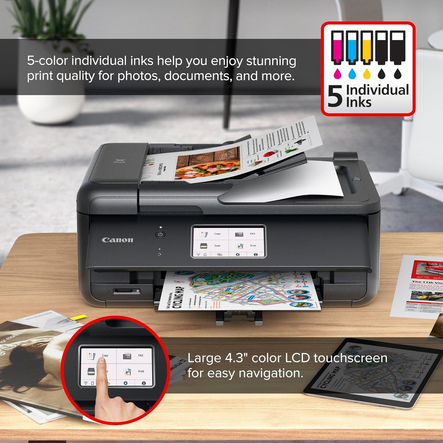 Canon PIXMA TR8620a All-in-One Printer thumbnail 3