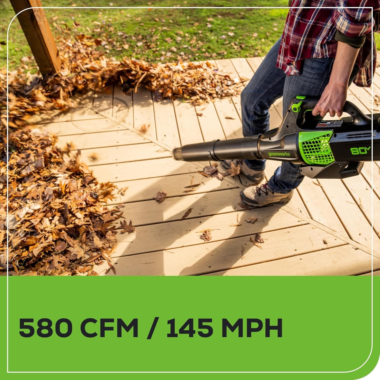 Greenworks 80V Pro BL80L2510 Cordless Leaf Blower thumbnail 5