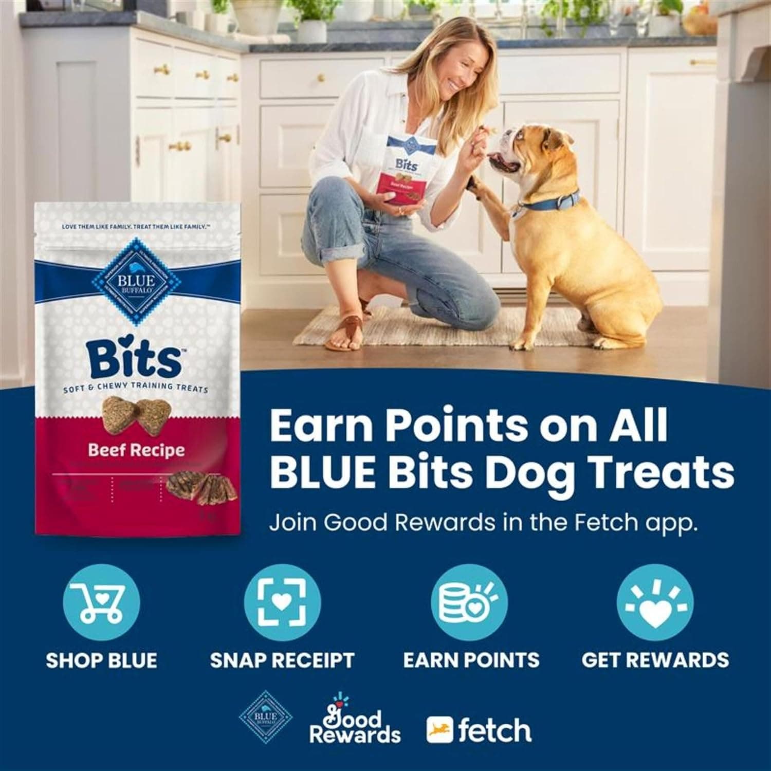 Blue Buffalo Blue Bits Soft-Moist Training Treats, Chicken thumbnail 3