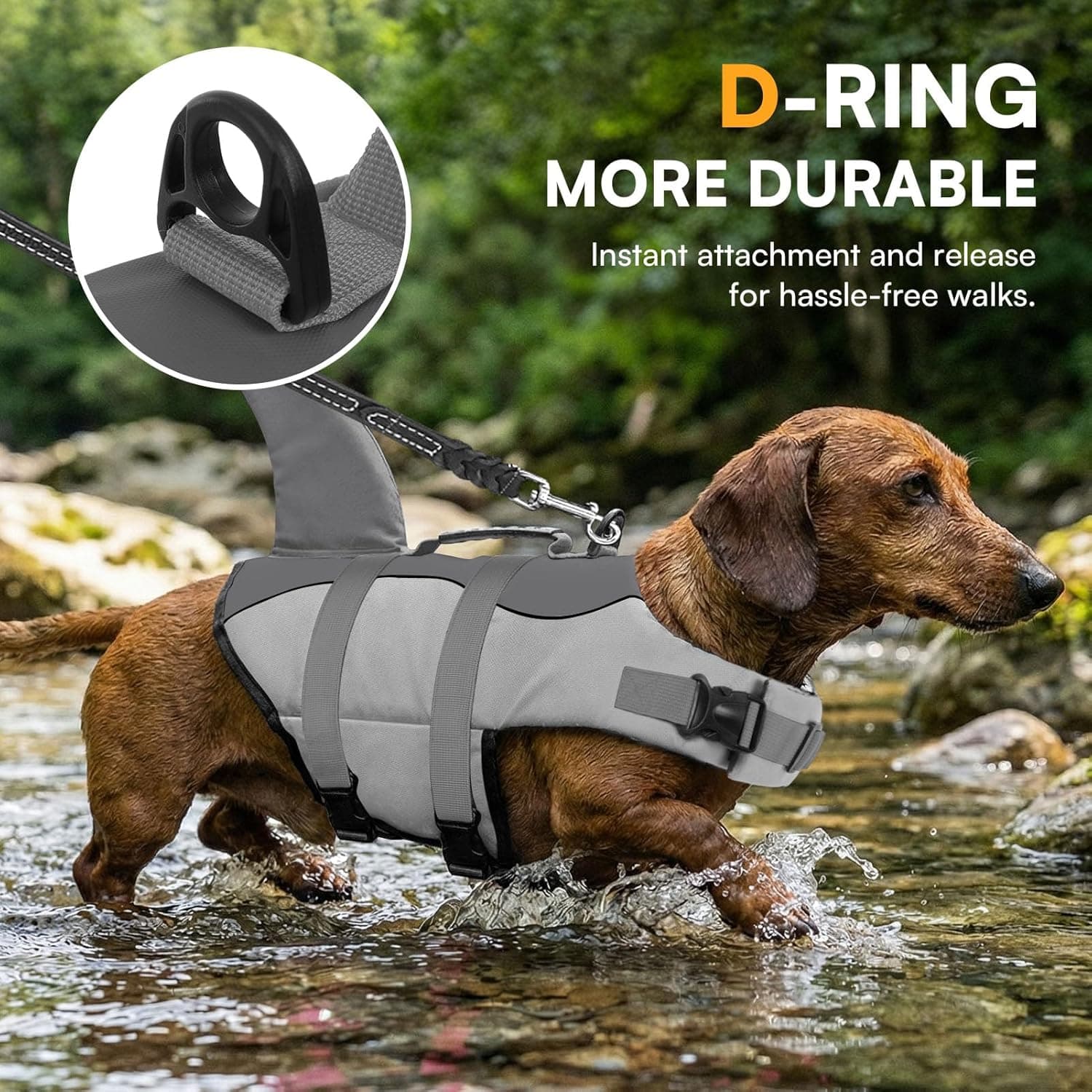 Queenmore Reflective Dog Life Jacket thumbnail 4