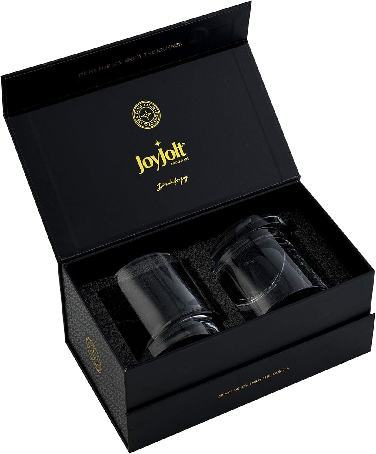 JoyJolt Aqua Vitae Whiskey Glass, Set of 2 thumbnail 5