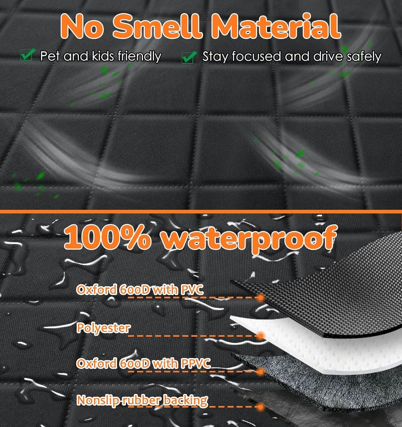 URPOWER Dog Car Seat Cover 100% Waterproof thumbnail 3