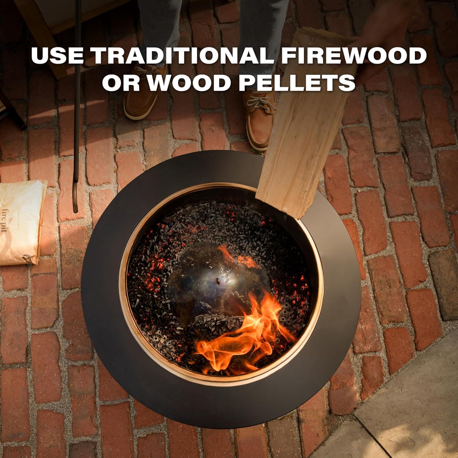 TIKI Brand Patio Smokeless Fire Pit 25-Inch thumbnail 5