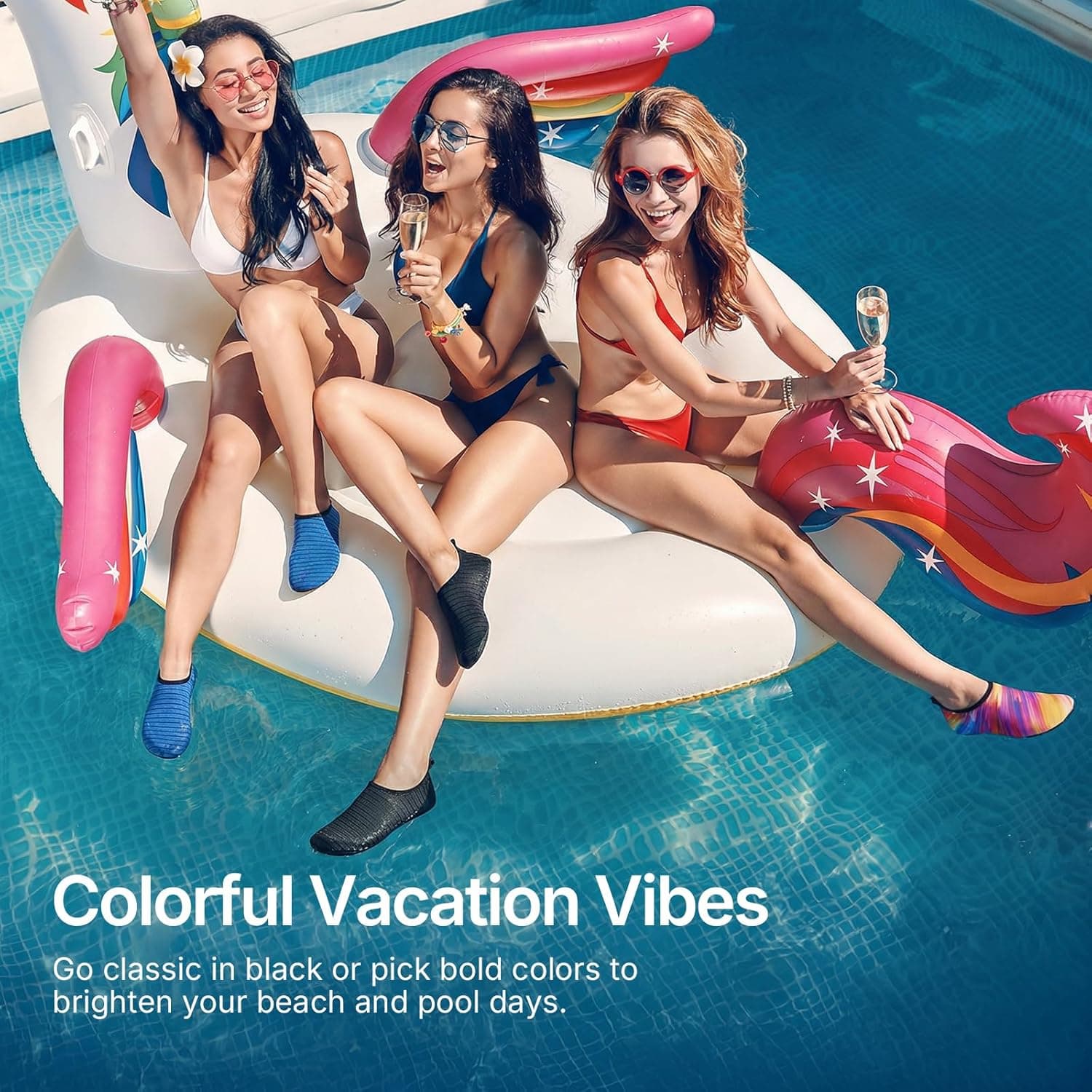 ATHMILE Water Shoes Quick-Dry Aqua Socks Barefoot thumbnail 3