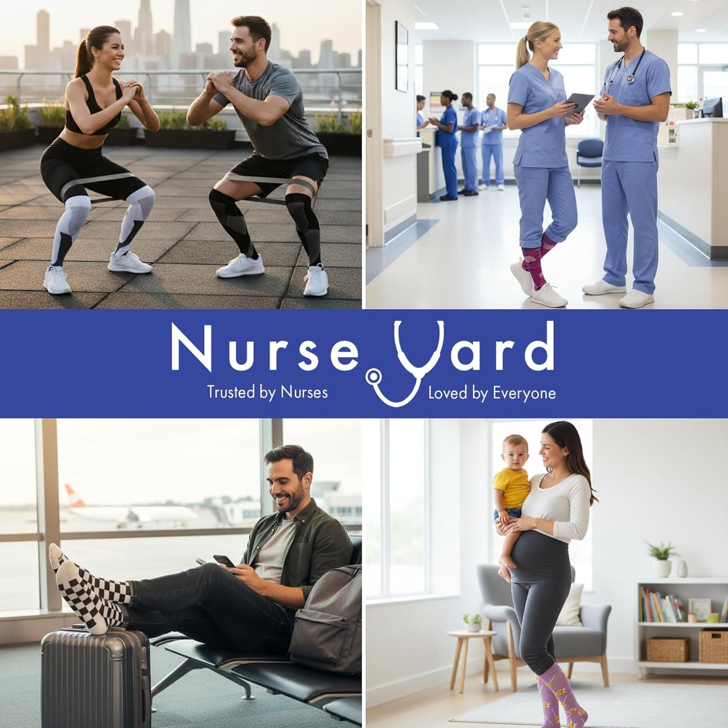 Nurse Yard CORE Compression Socks (20-30 mmHg) thumbnail 2