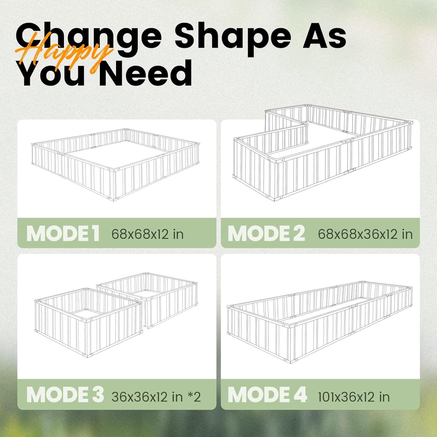 King Bird Extra-Thick Galvanized Raised Garden Bed (68x36x12") thumbnail 5