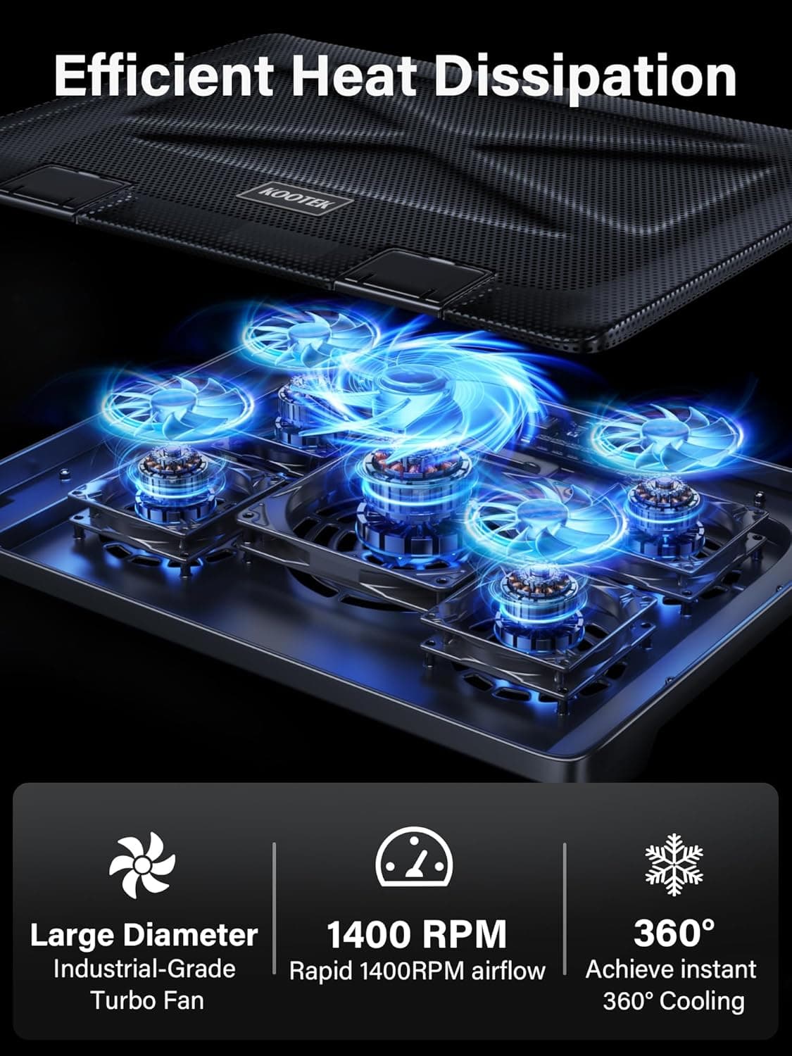 Kootek Laptop Cooling Pad thumbnail 2