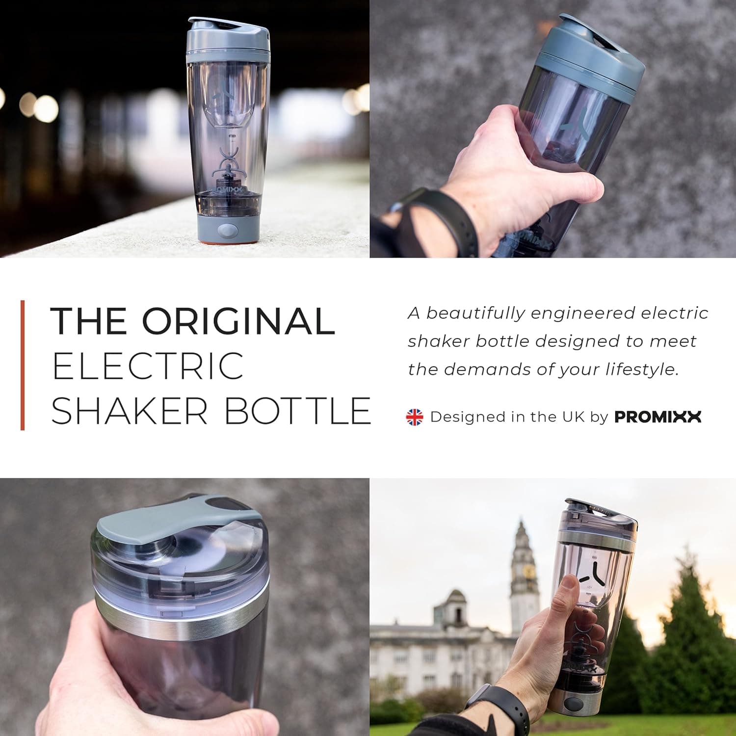 Promixx Pro Electric Shaker Bottle 20oz thumbnail 4