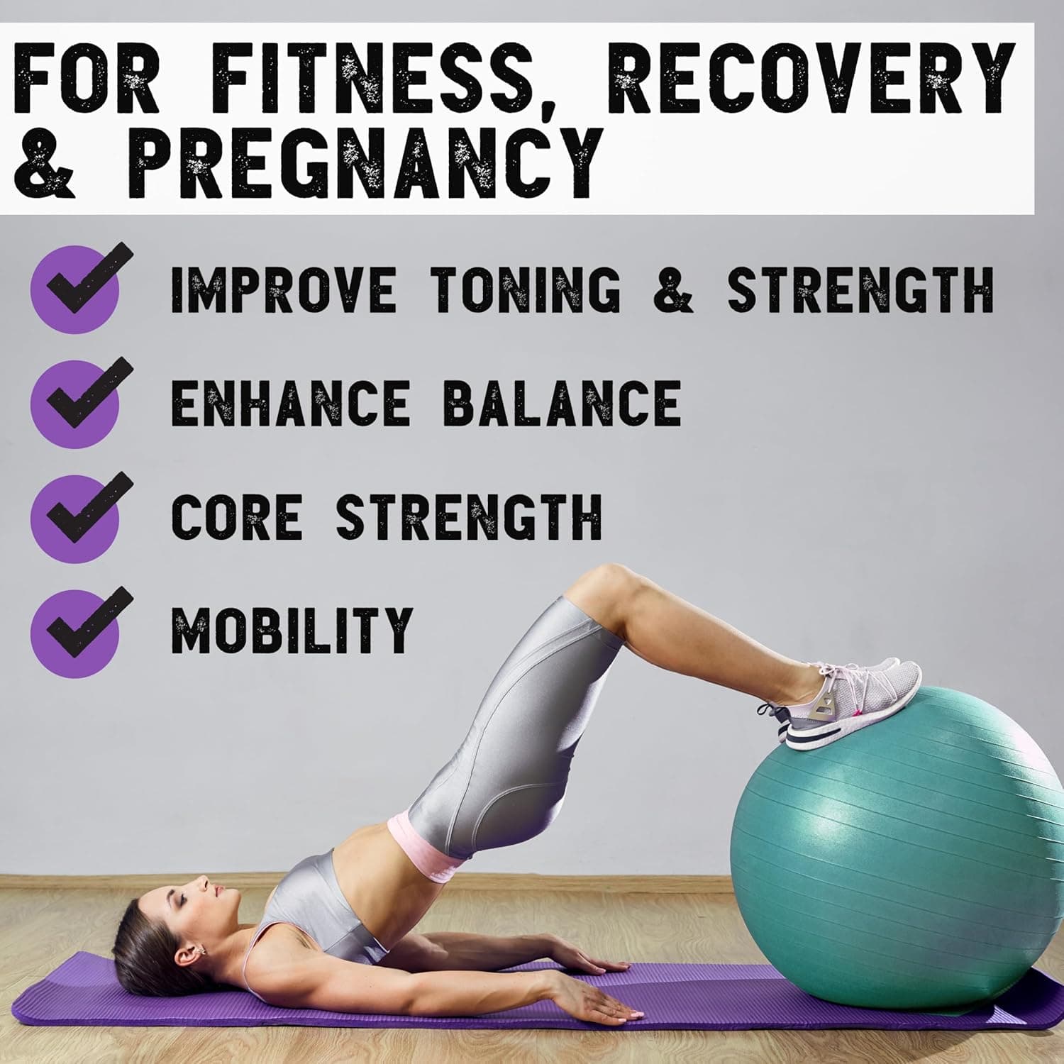 Live Infinitely Exercise Ball – Professional Grade thumbnail 2