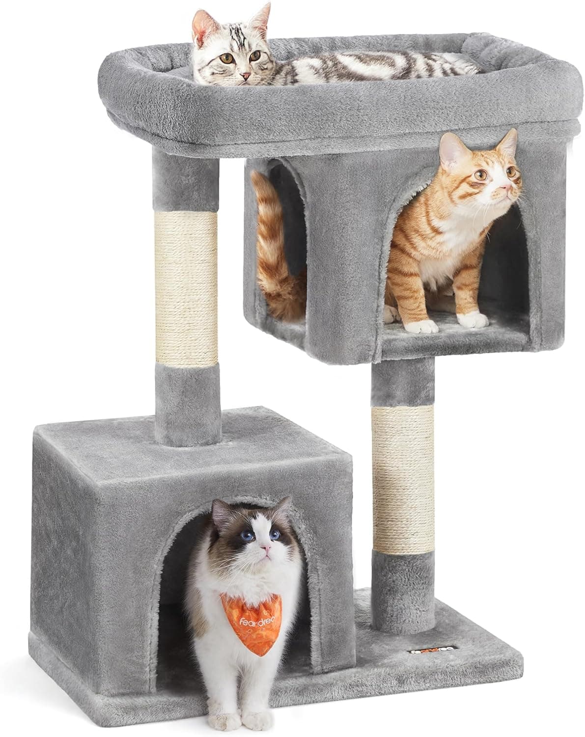 FEANDREA 33.1-Inch Cat Tower for Large Cats - image 1