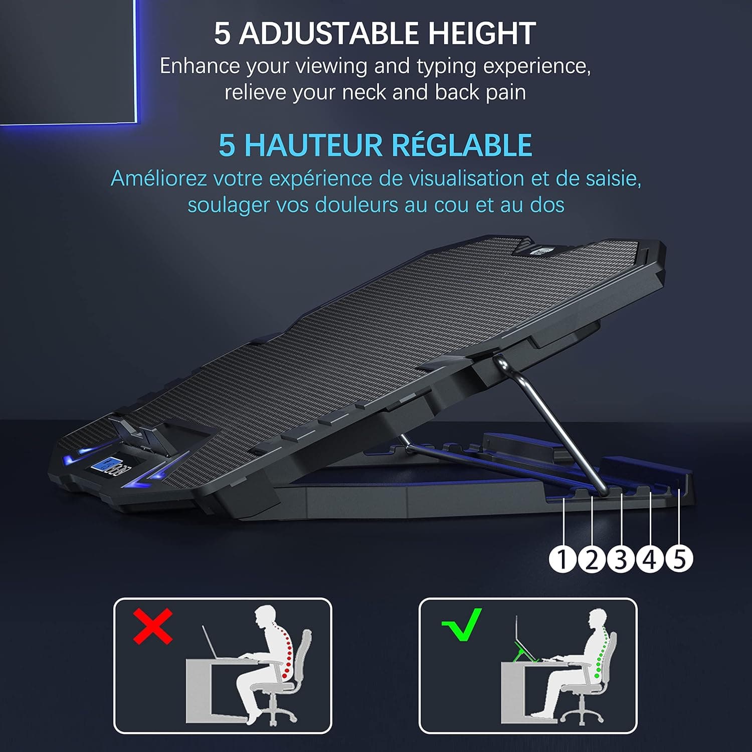 TopMate C5 Laptop Cooling Pad thumbnail 2