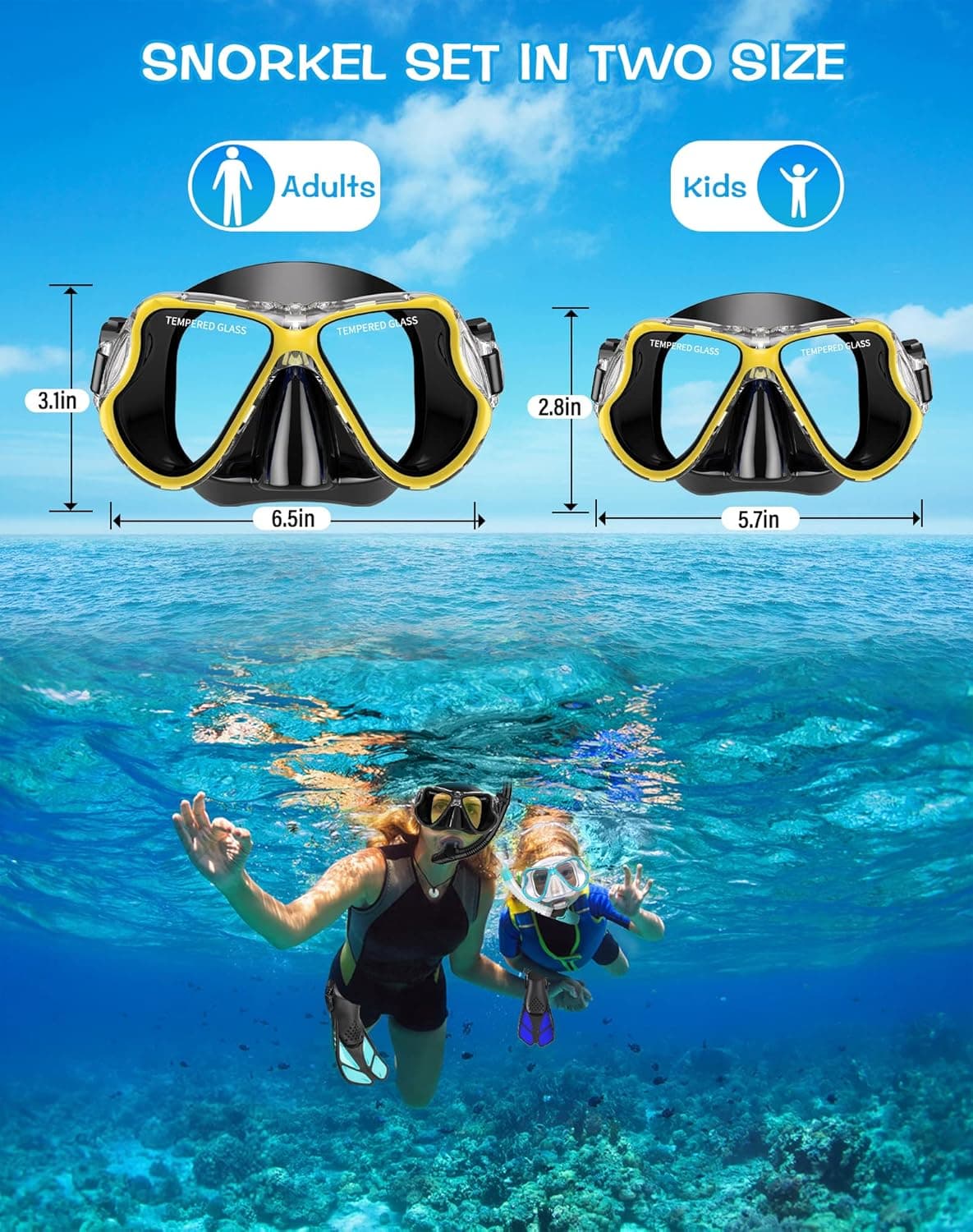 Greatever Mask Fins Snorkel Set thumbnail 5