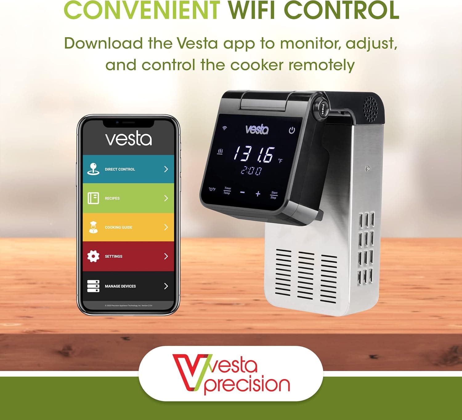 Vesta Precision Imersa Elite Sous Vide Cooker thumbnail 4