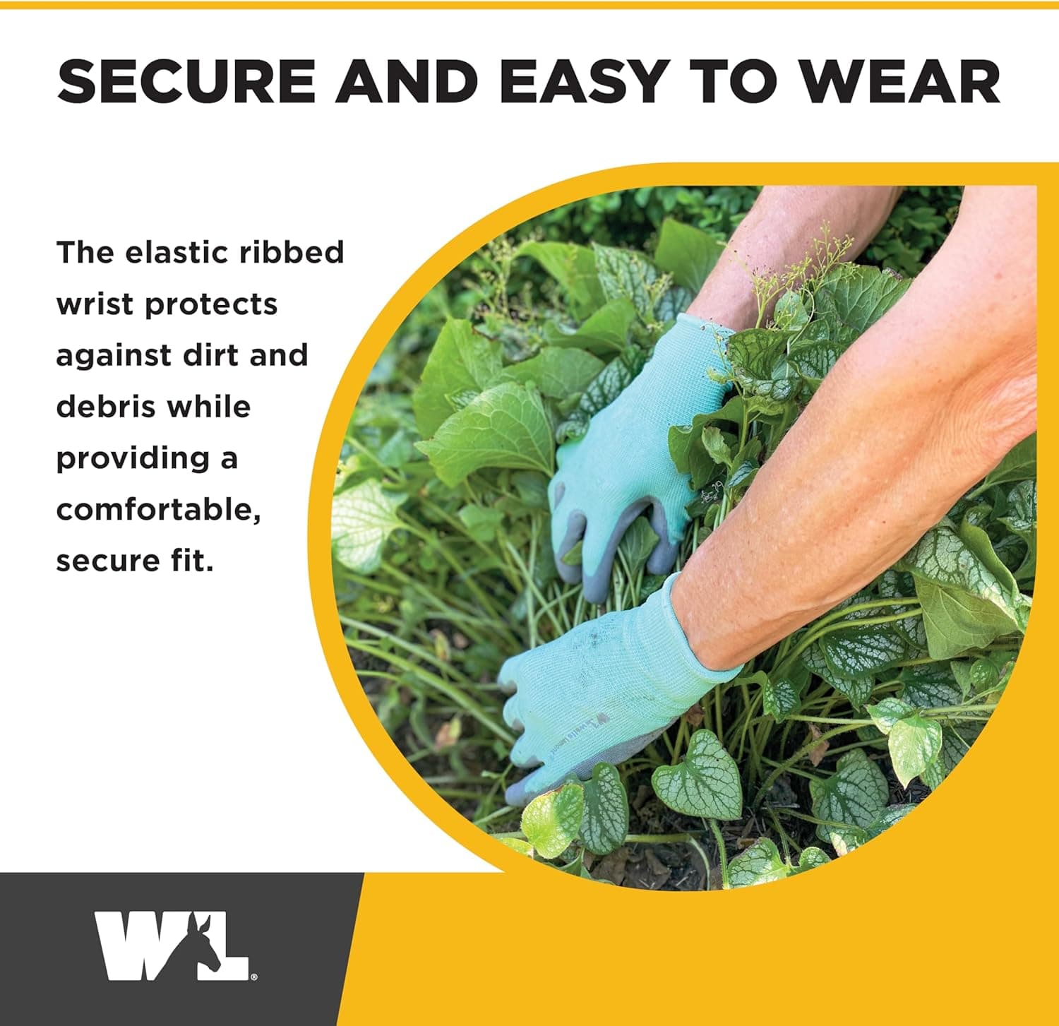 Wells Lamont Women's Breathable Seamless Gardening Gloves thumbnail 4