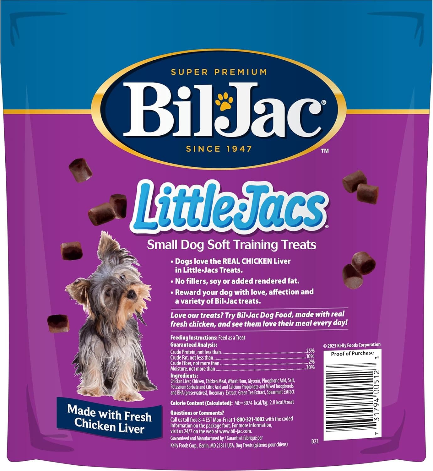 Bil-Jac Little-Jacs Small Dog Training Treats thumbnail 2