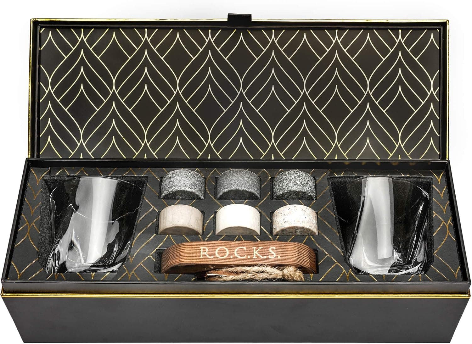 Whiskey Stones Gift Set by R.O.C.K.S.