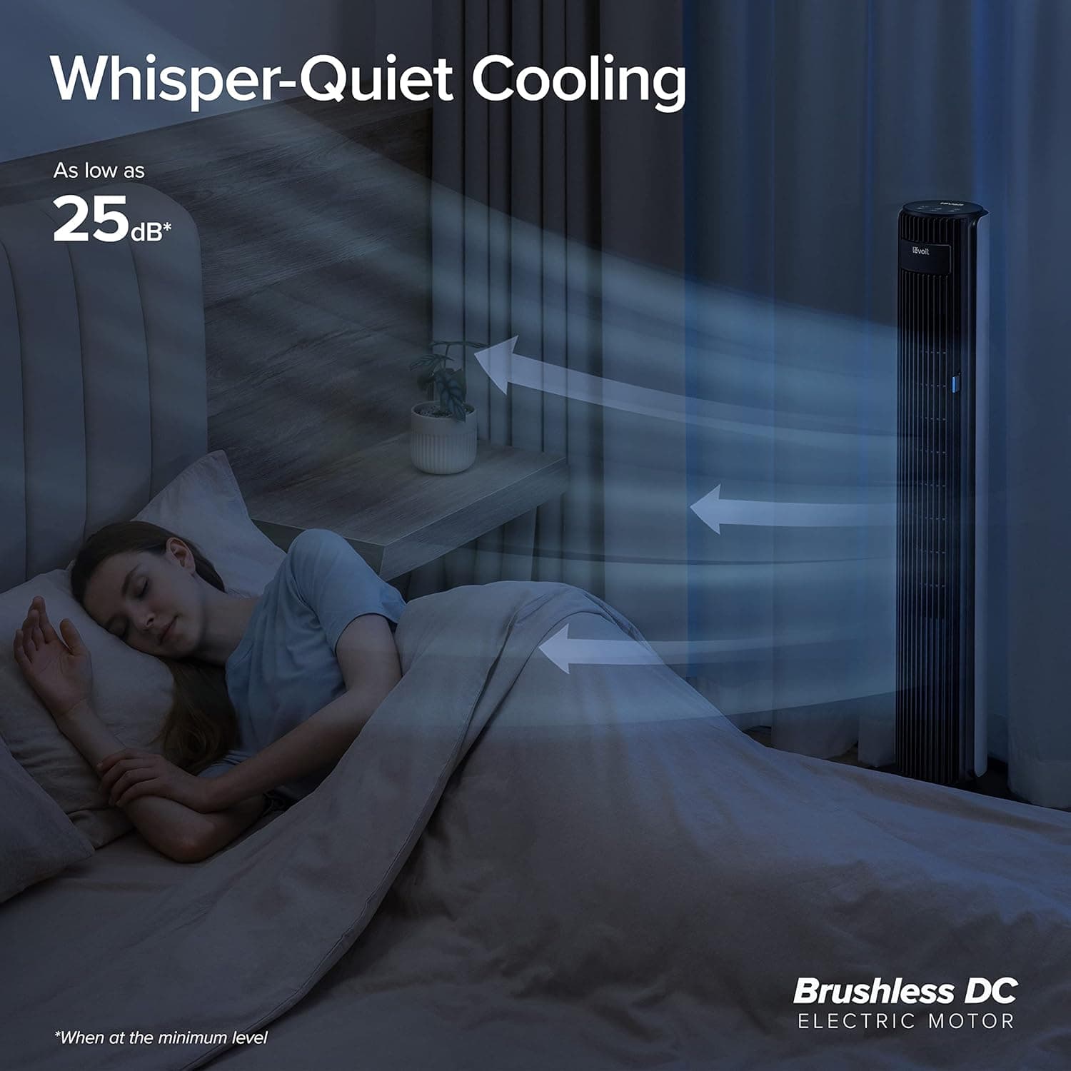 Levoit Smart 42-Inch Tower Fan thumbnail 4