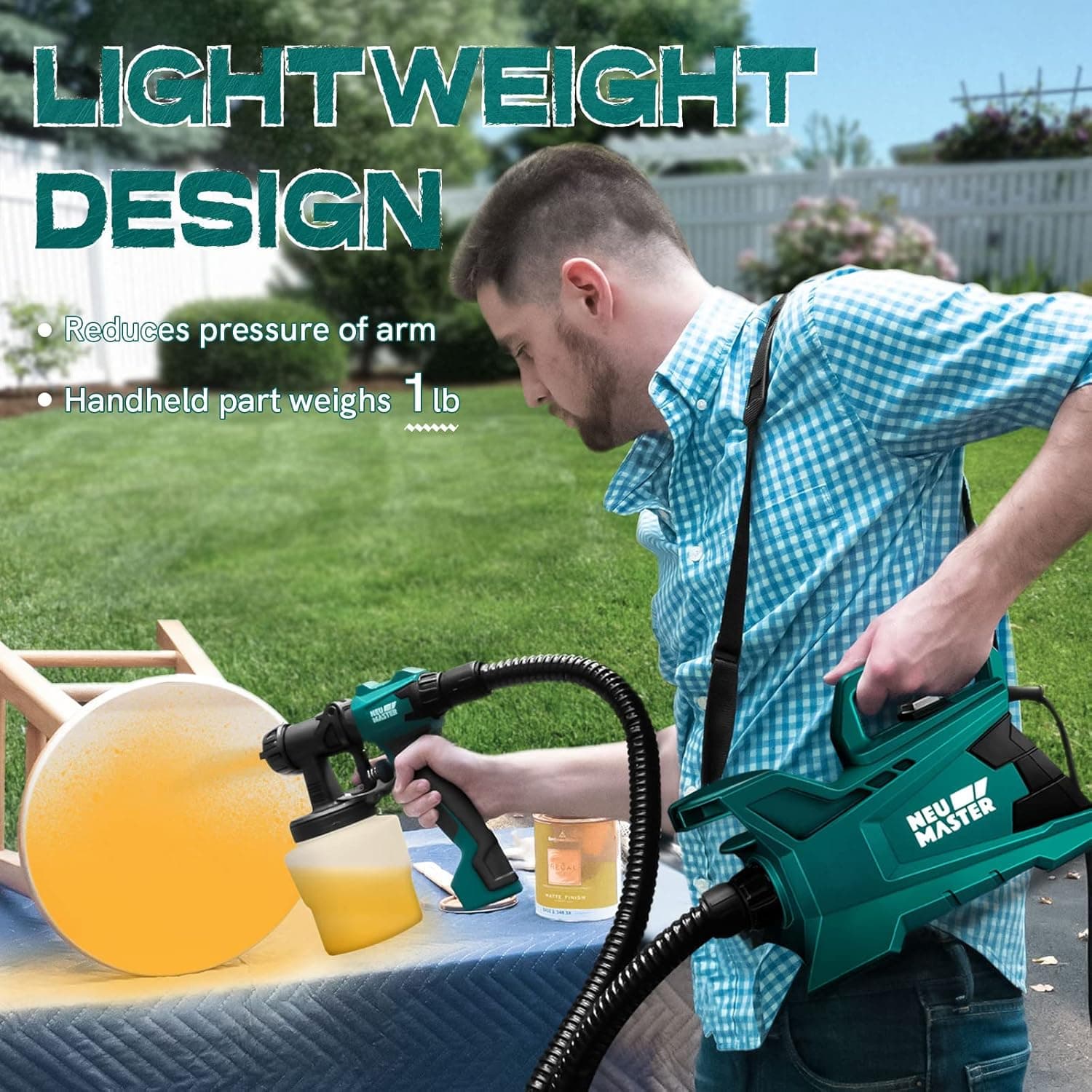 NEU MASTER N3140 HVLP Electric Paint Sprayer thumbnail 3