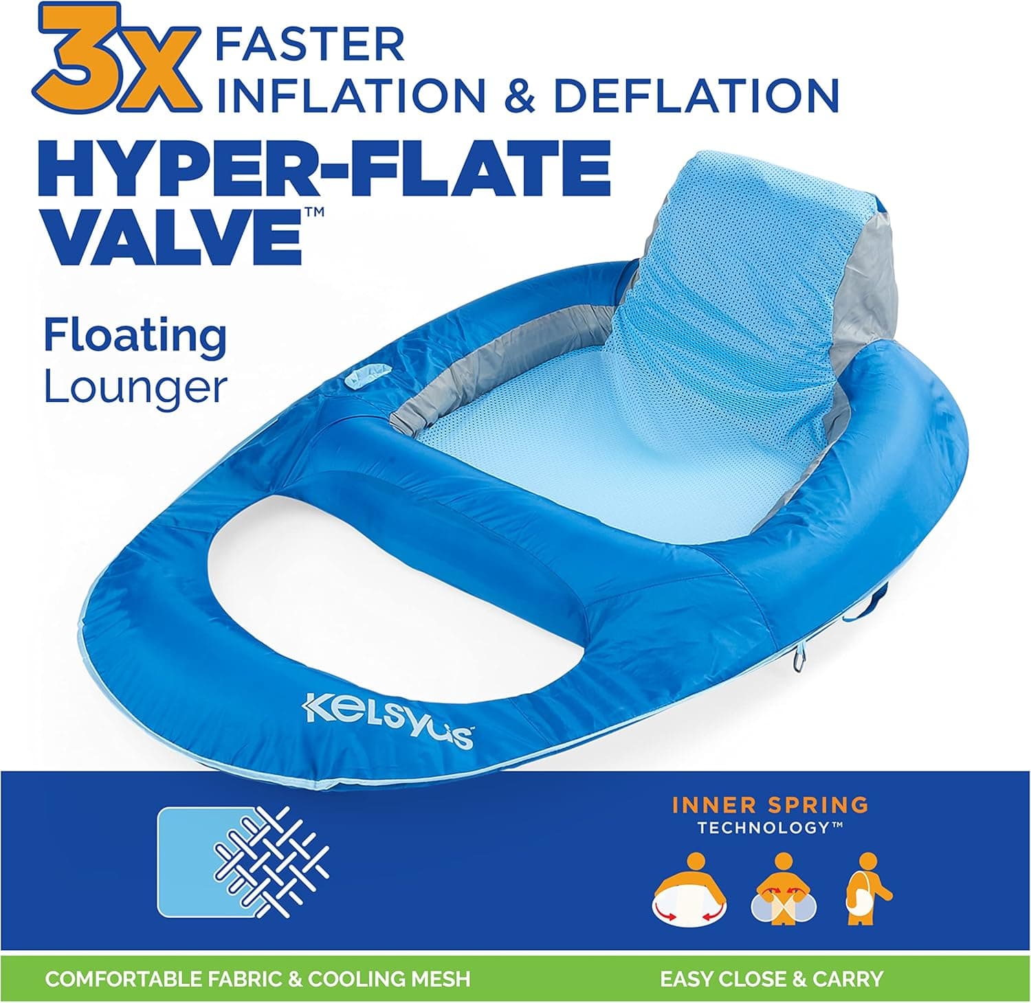 Kelsyus Premium Floating Lounger thumbnail 2