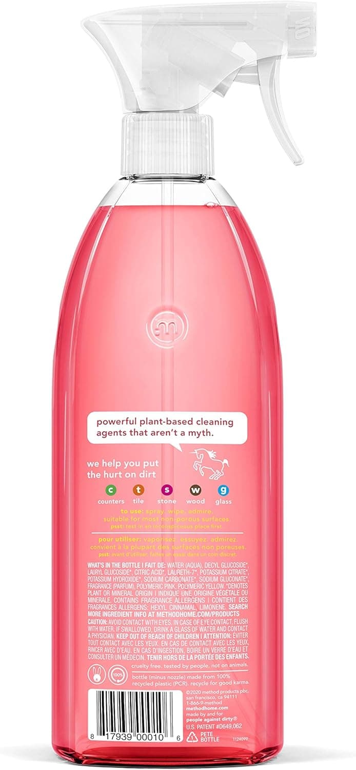 Method All-Purpose Cleaner Spray, Pink Grapefruit (28 oz) thumbnail 2